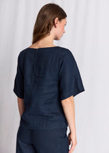 BS Lucianne Regular Fit Top - Navy