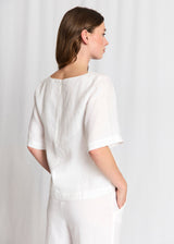 BS Lucianne Regular Fit Top - White