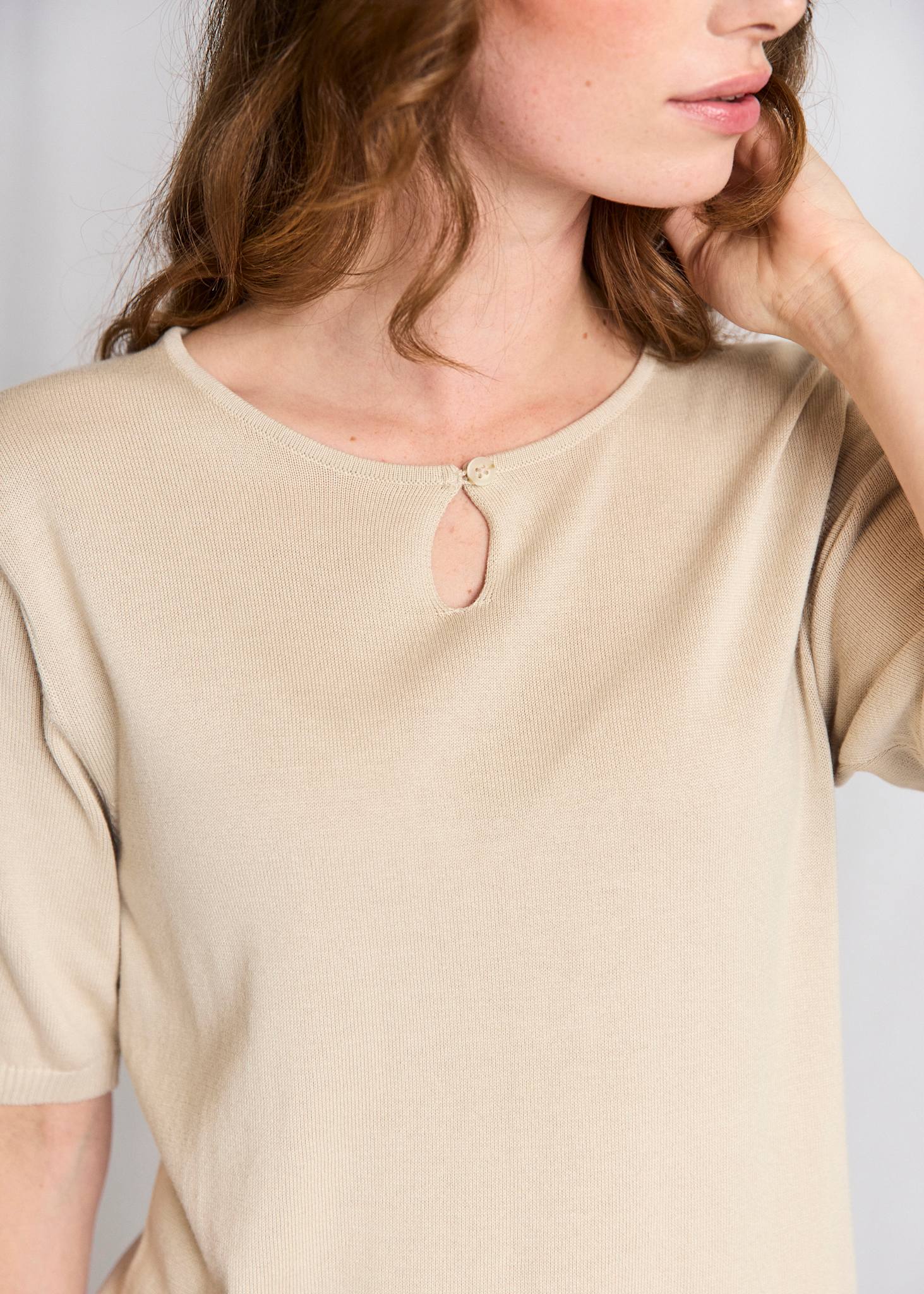 BS Francesca Regular Fit T-Shirt - Oyster Gray