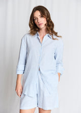 BS Marietta Regular Fit Skjorte - Light Blue/White