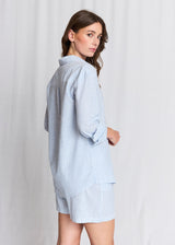 BS Marietta Regular Fit Skjorte - Light Blue/White