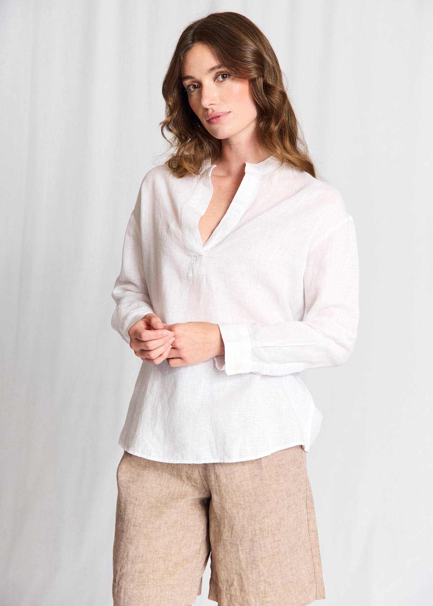 BS Noemi Regular Fit Skjorte - White