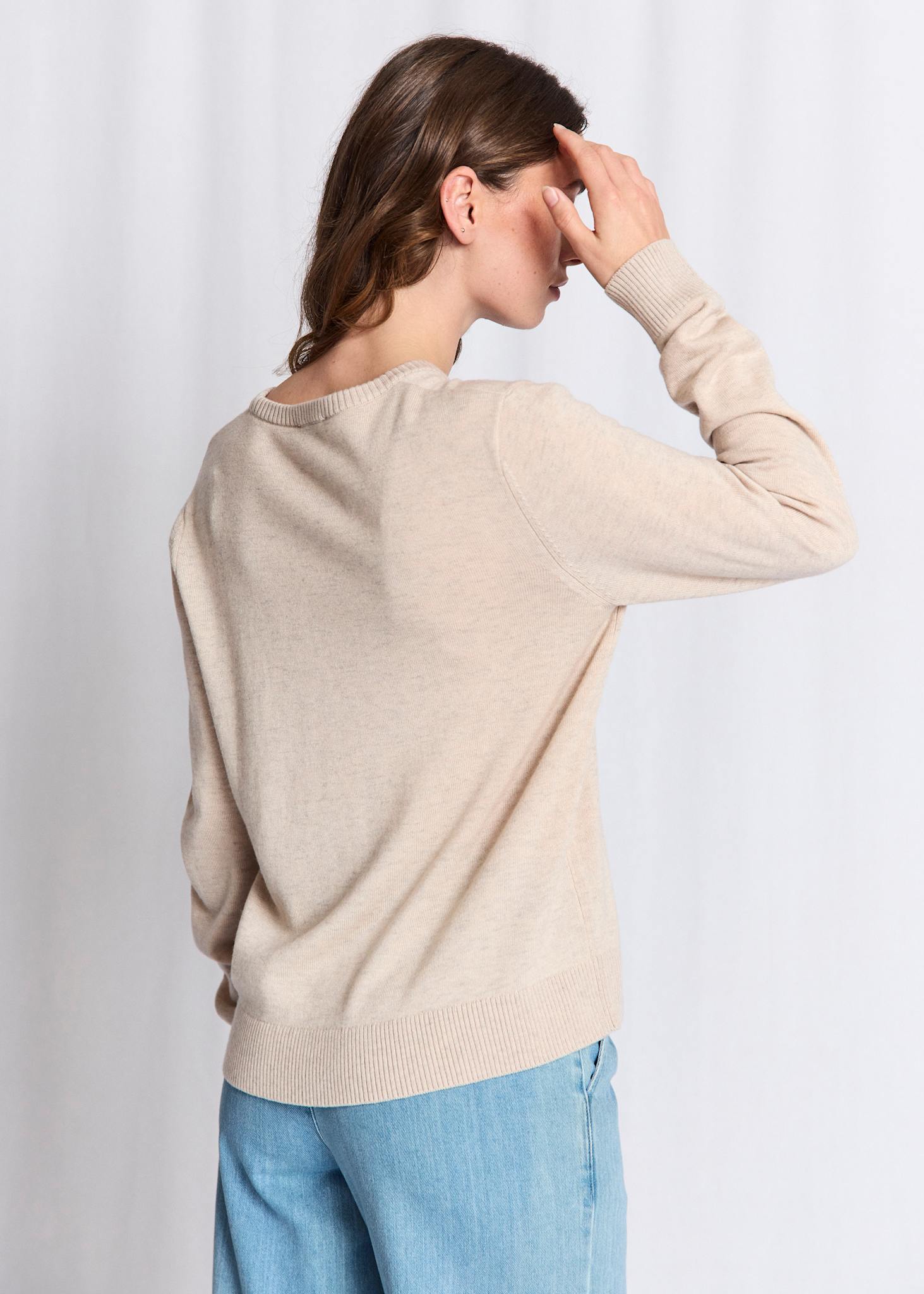 BS Debora Regular Fit Strik - Light Brown