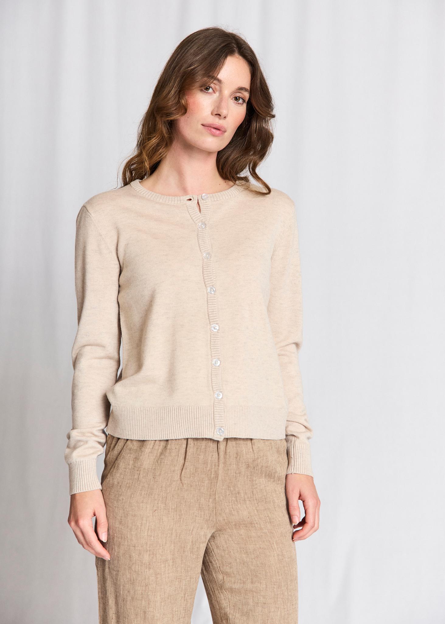 BS Dona Regular Fit Stickat - Light Brown