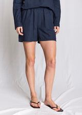 BS Oriana Regular Fit Shorts - Navy