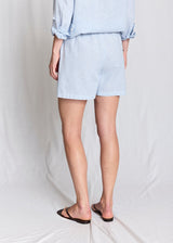 BS Oriana Regular Fit Shorts - Light Blue/White