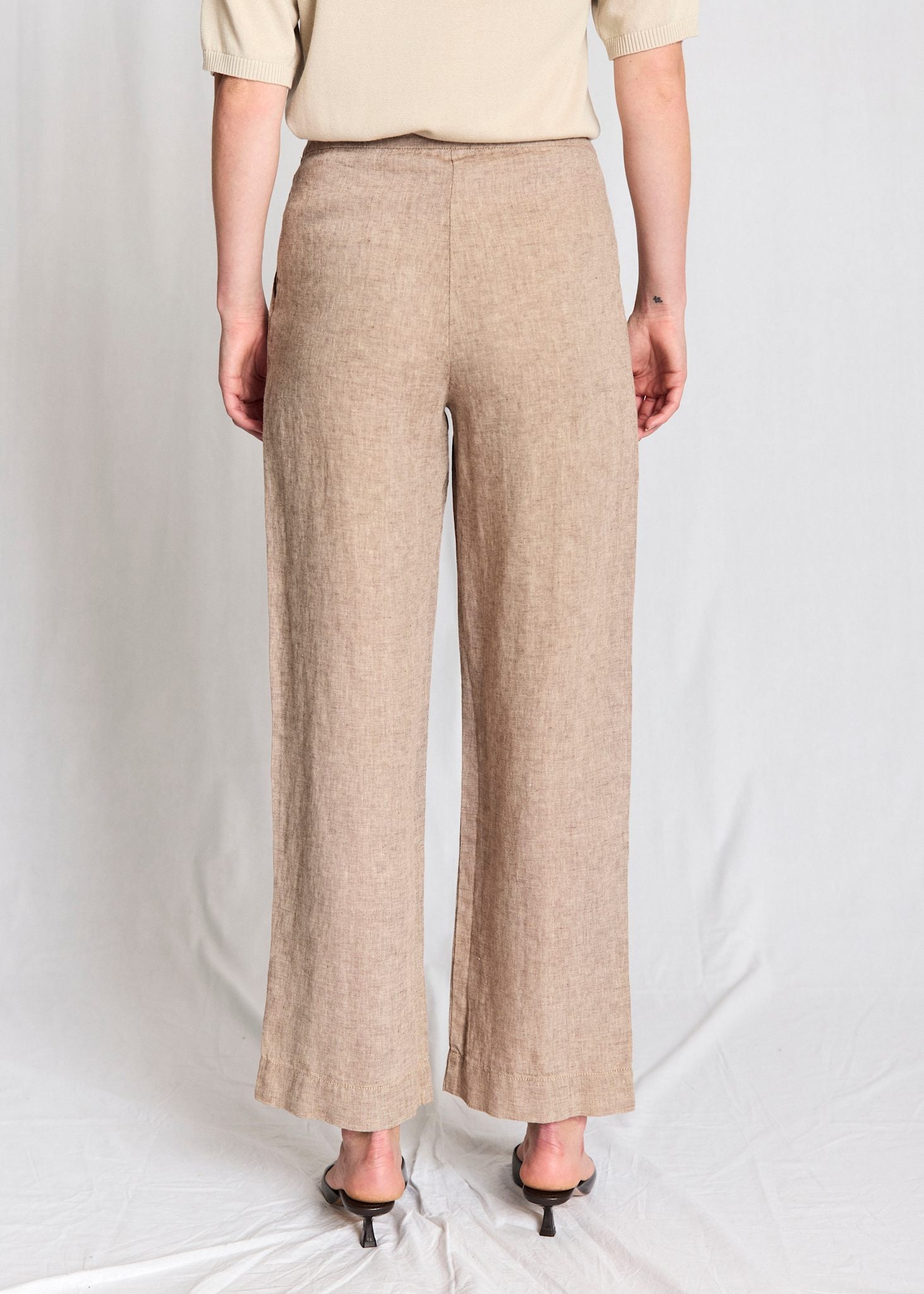 BS Ines Regular Fit Byxor - Brown