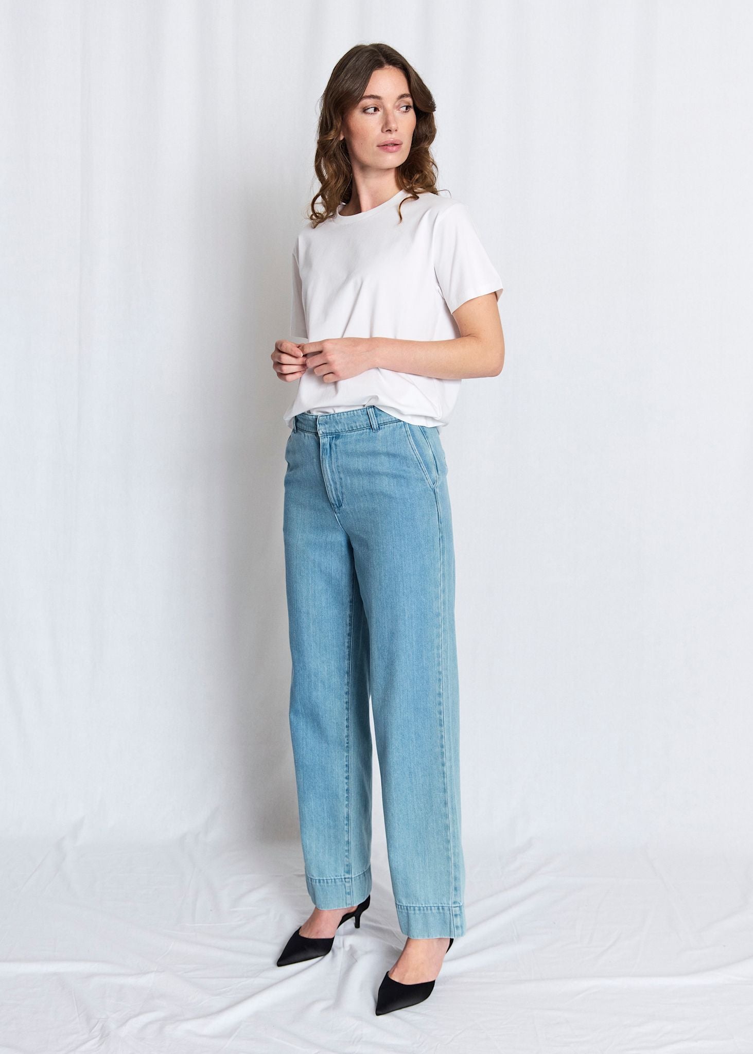 BS Coco Regular Fit Bukser - Light Blue