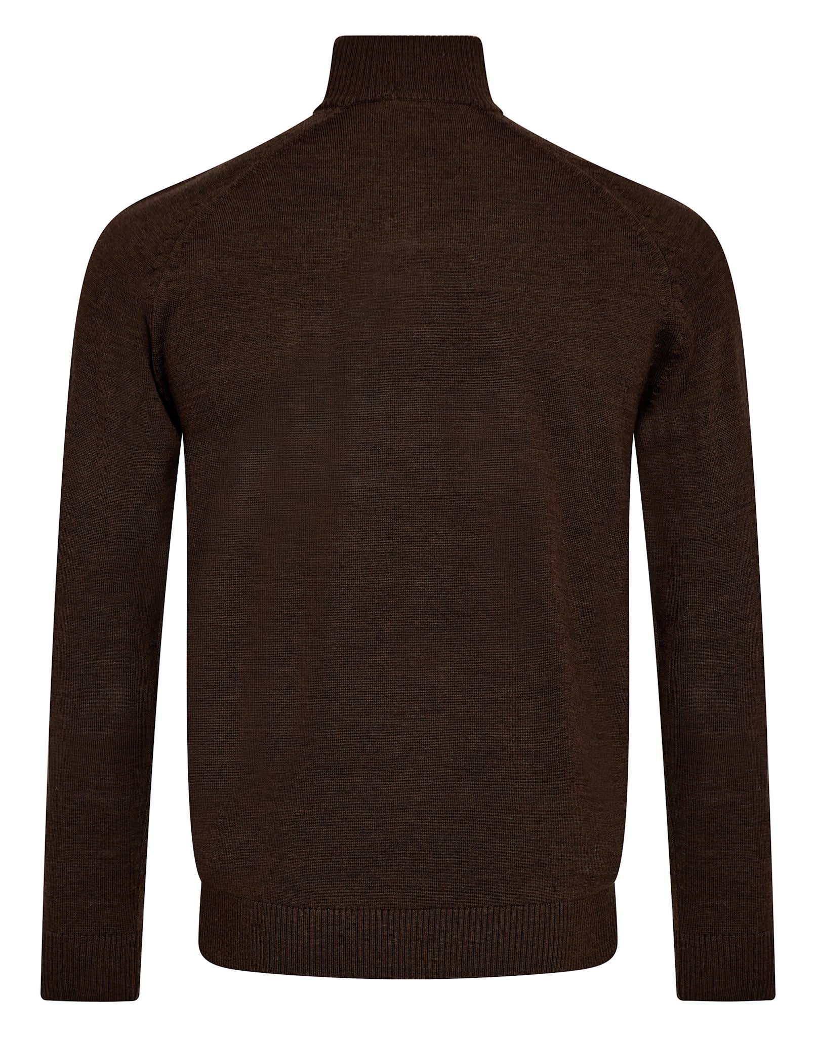 BS Pelle Regular Fit Strik - Dark Brown