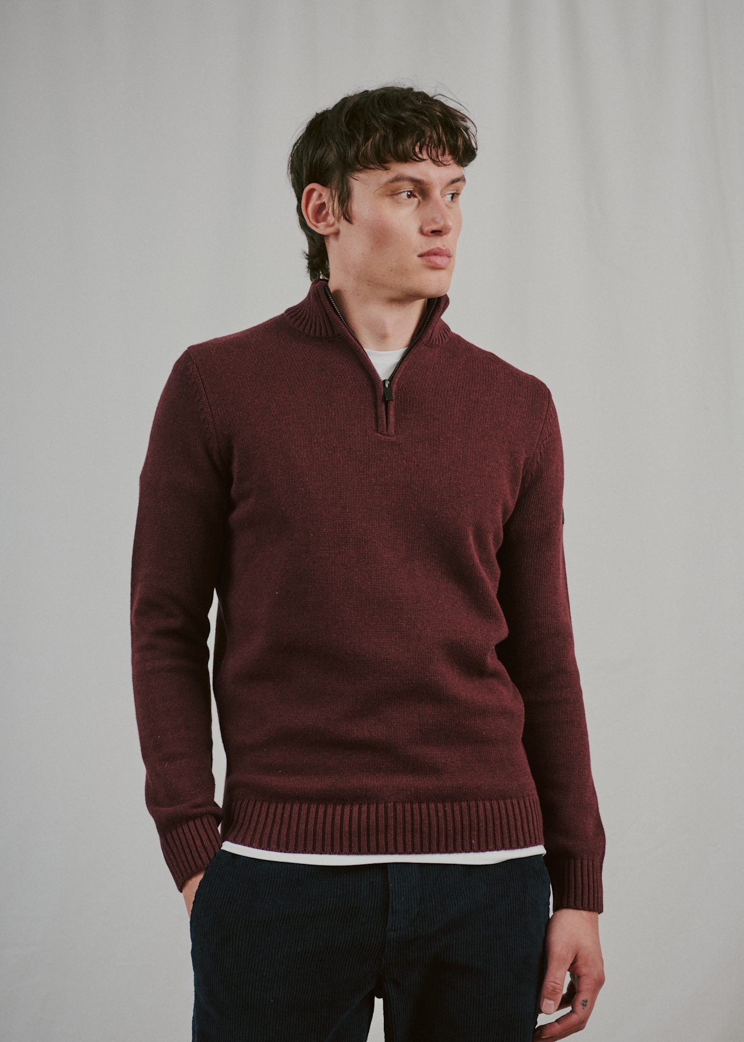 BS Cunha Regular Fit Knitwear - Bordeaux
