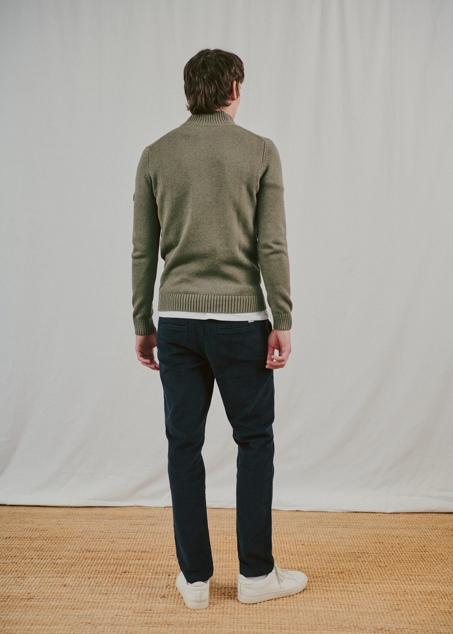 BS Cunha Regular Fit Strik - Olive
