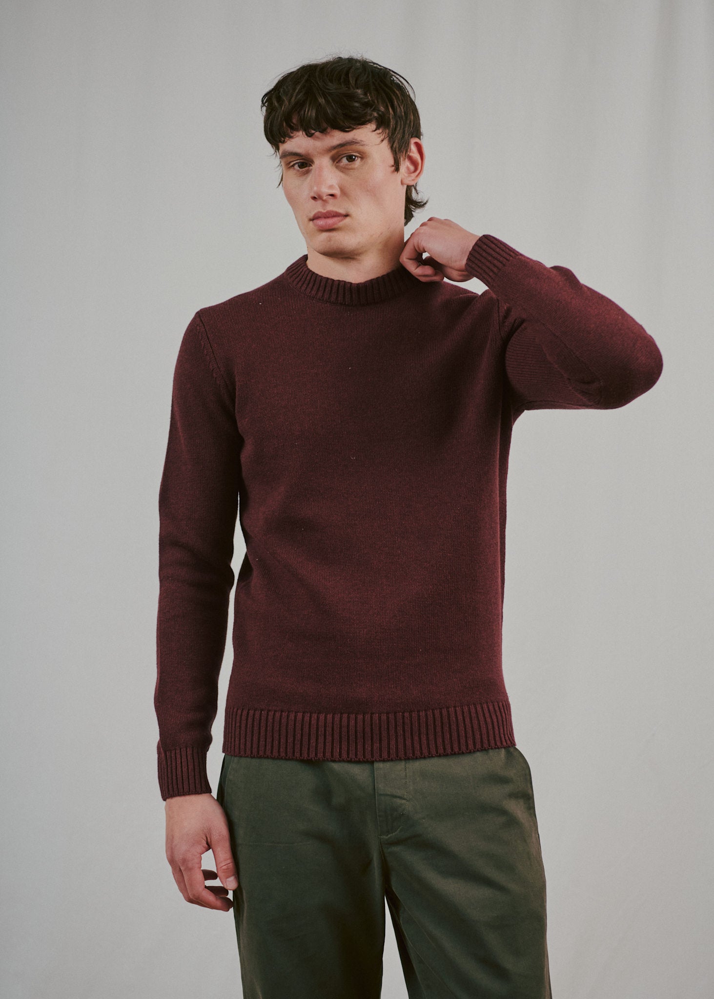 BS Rapa Regular Fit Strik - Bordeaux