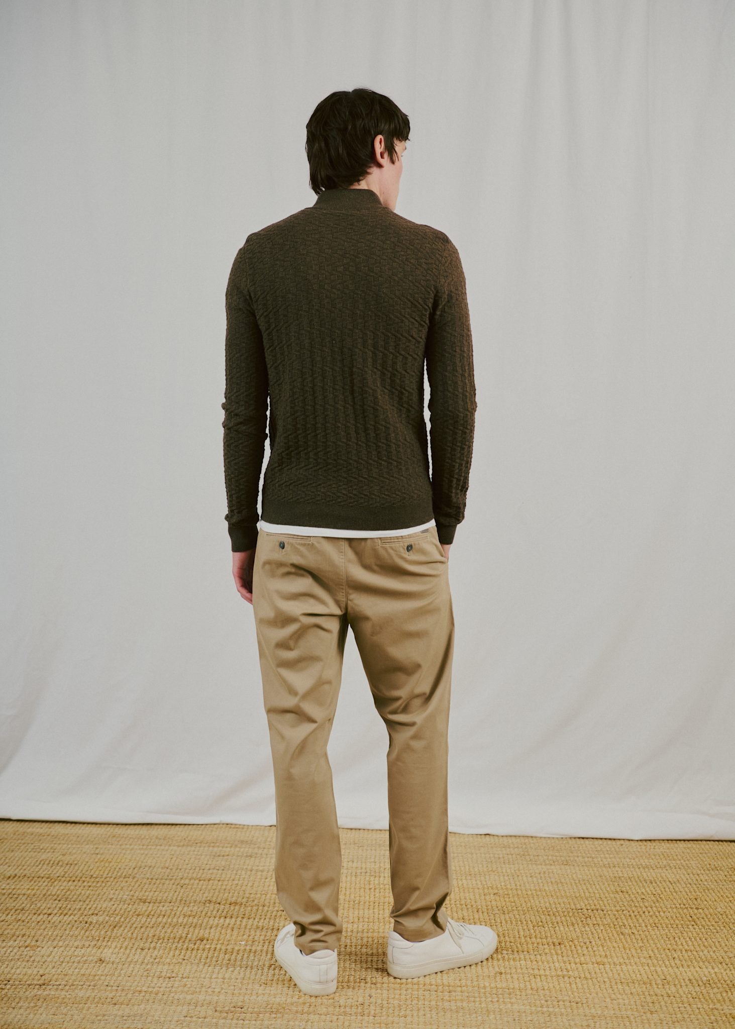 BS Mastor Regular Fit Strik - Forest