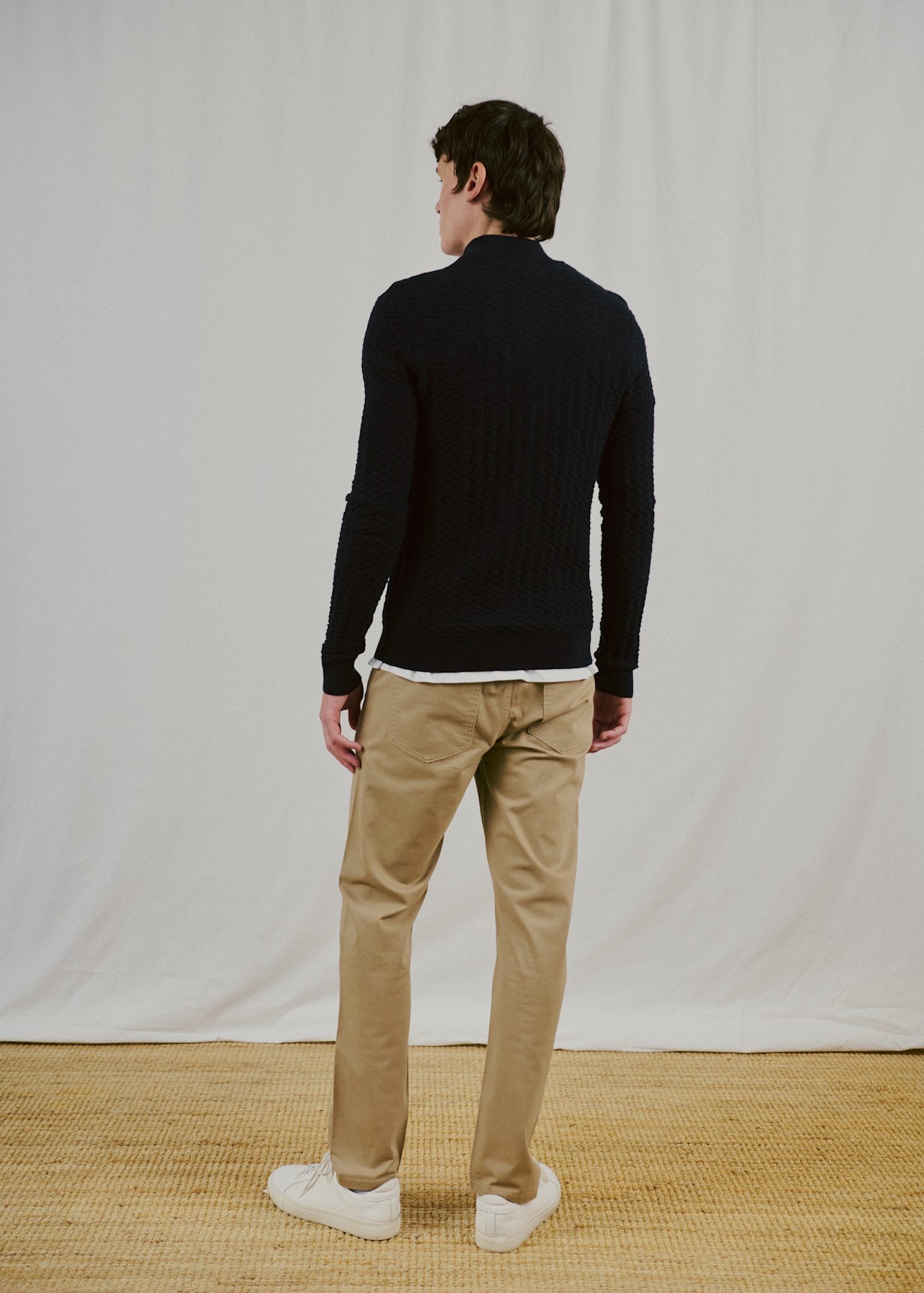 BS Mastor Regular Fit Strik - Navy