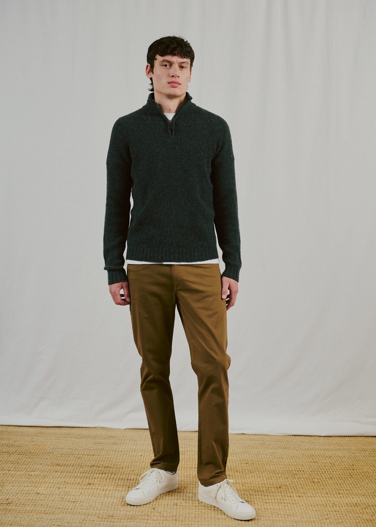 BS Svalbard Regular Fit Strik - Dark Grey