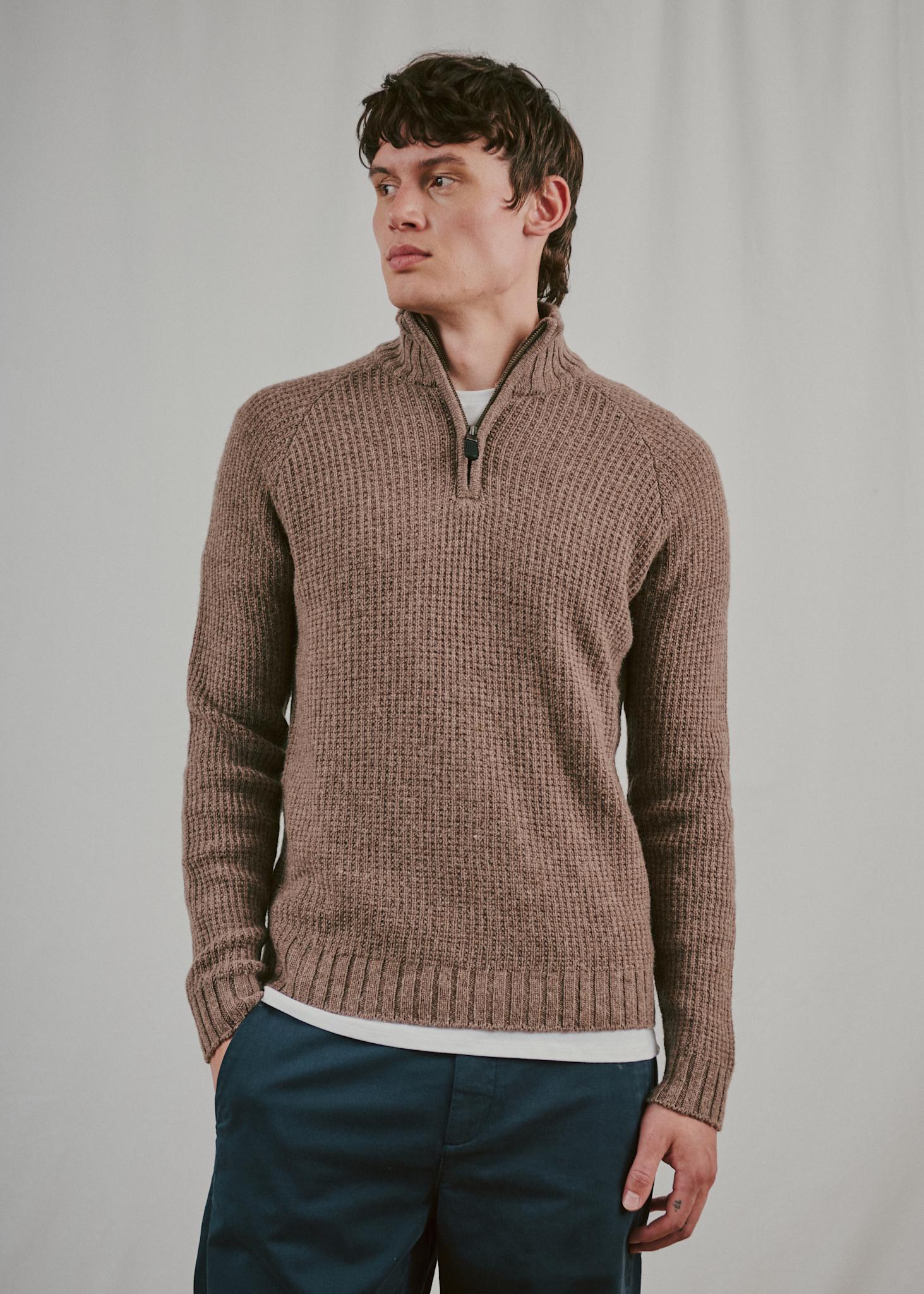 BS Svalbard Regular Fit Strik - Mink