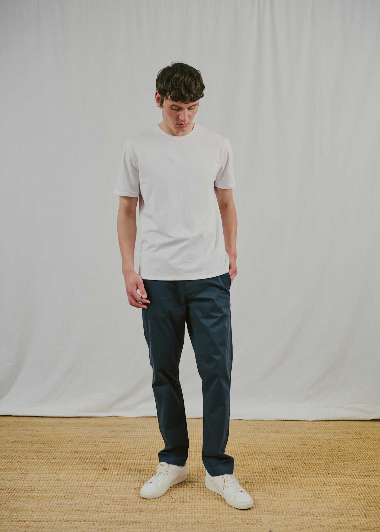 BS Mizan Regular Fit Chinos - Navy