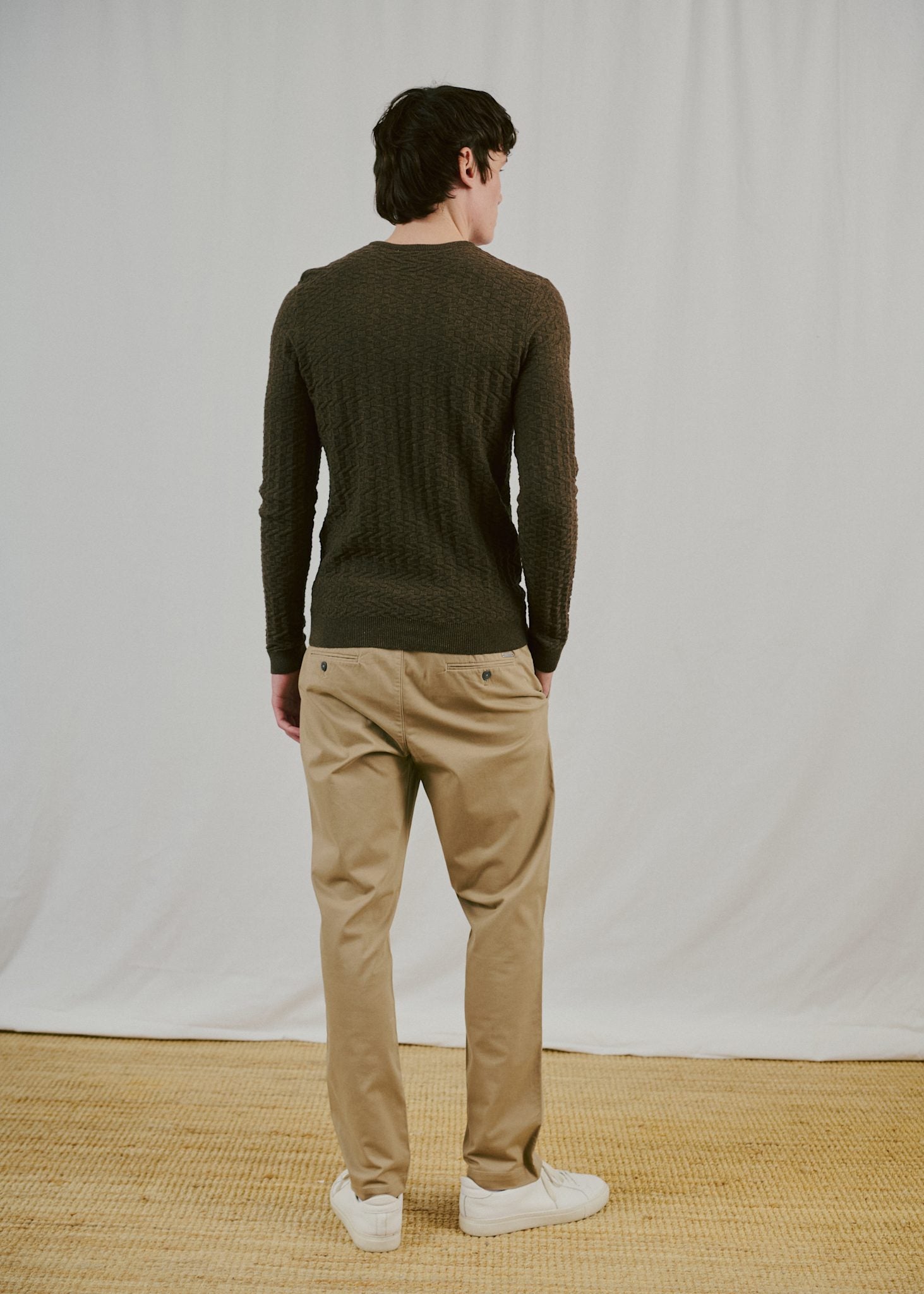 BS Mizan Regular Fit Chinos - Sand