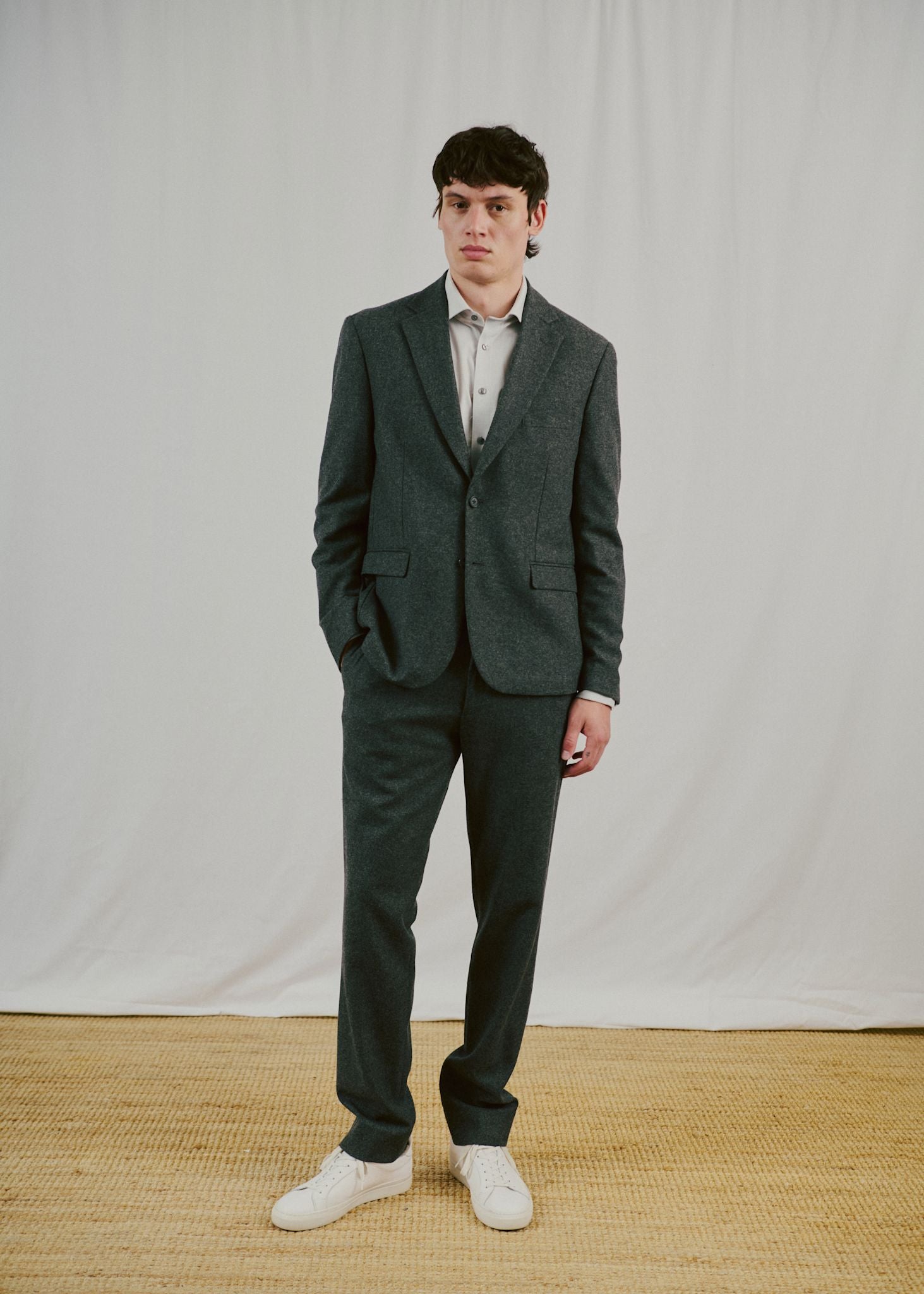 BS Macron Classic Fit Blazer - Grey