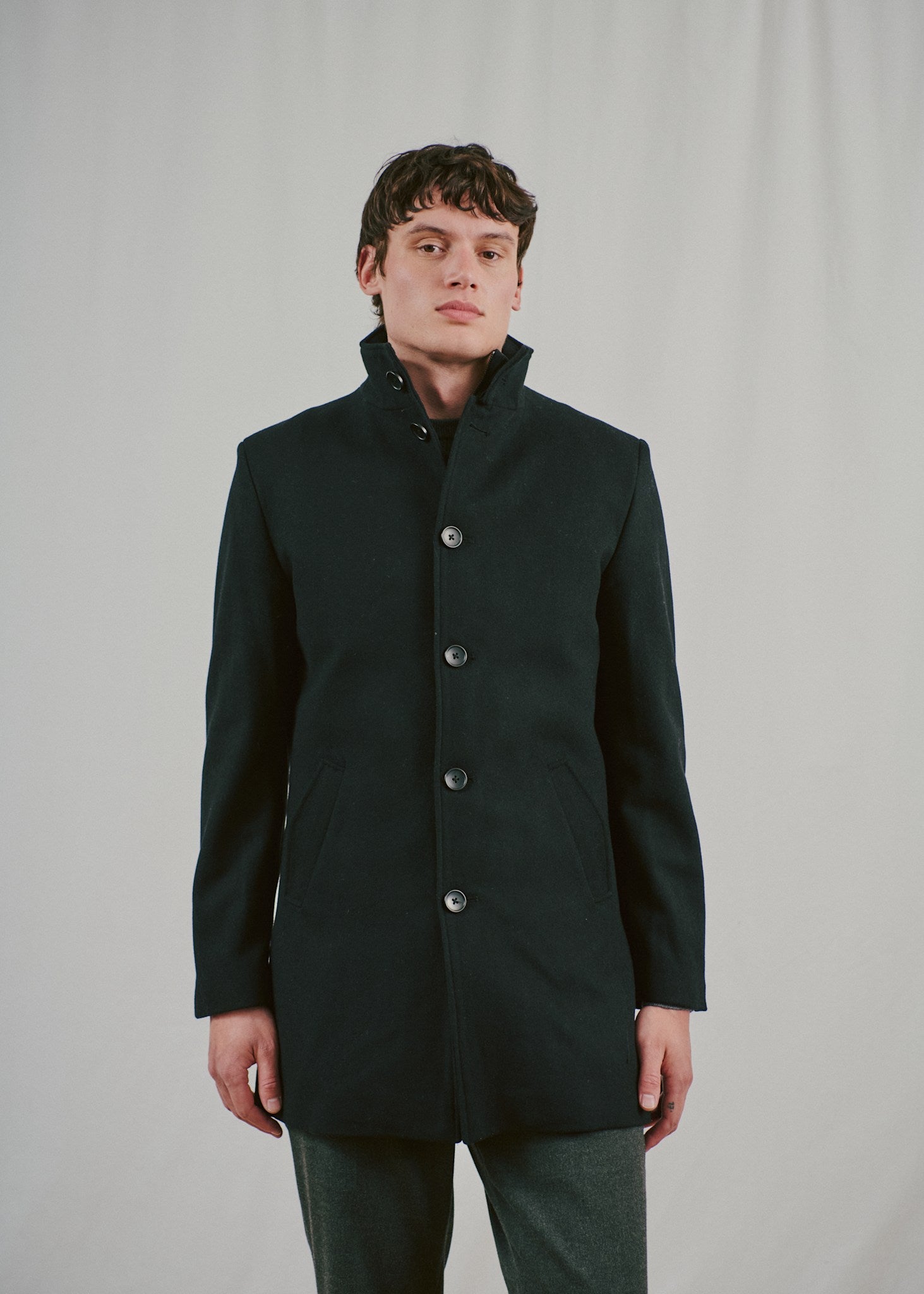 BS Ontario Slim Fit Frakke - Black