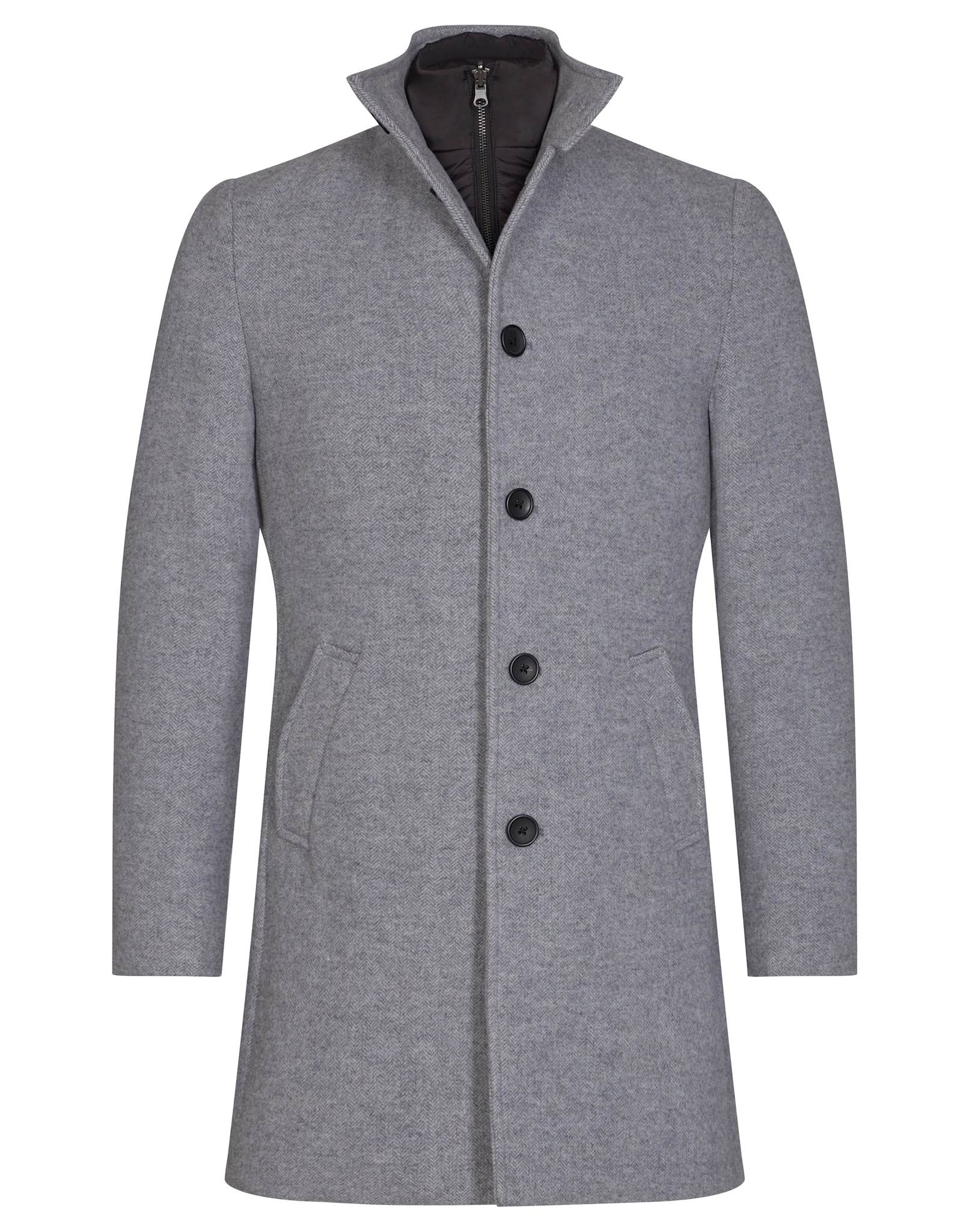 BS Ontario Slim Fit Frakke - Light Grey