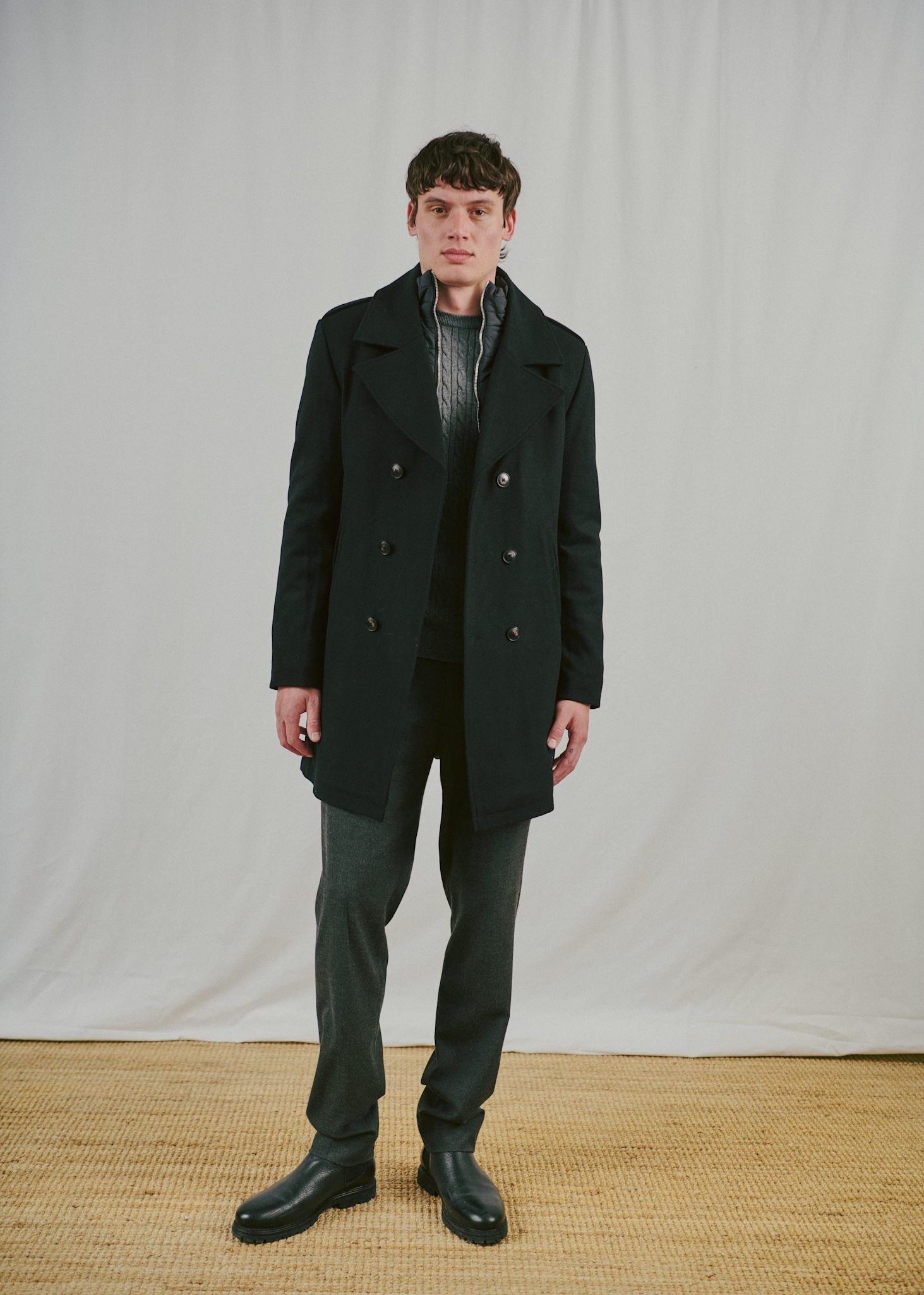 BS Nelson Slim Fit Frakke - Black