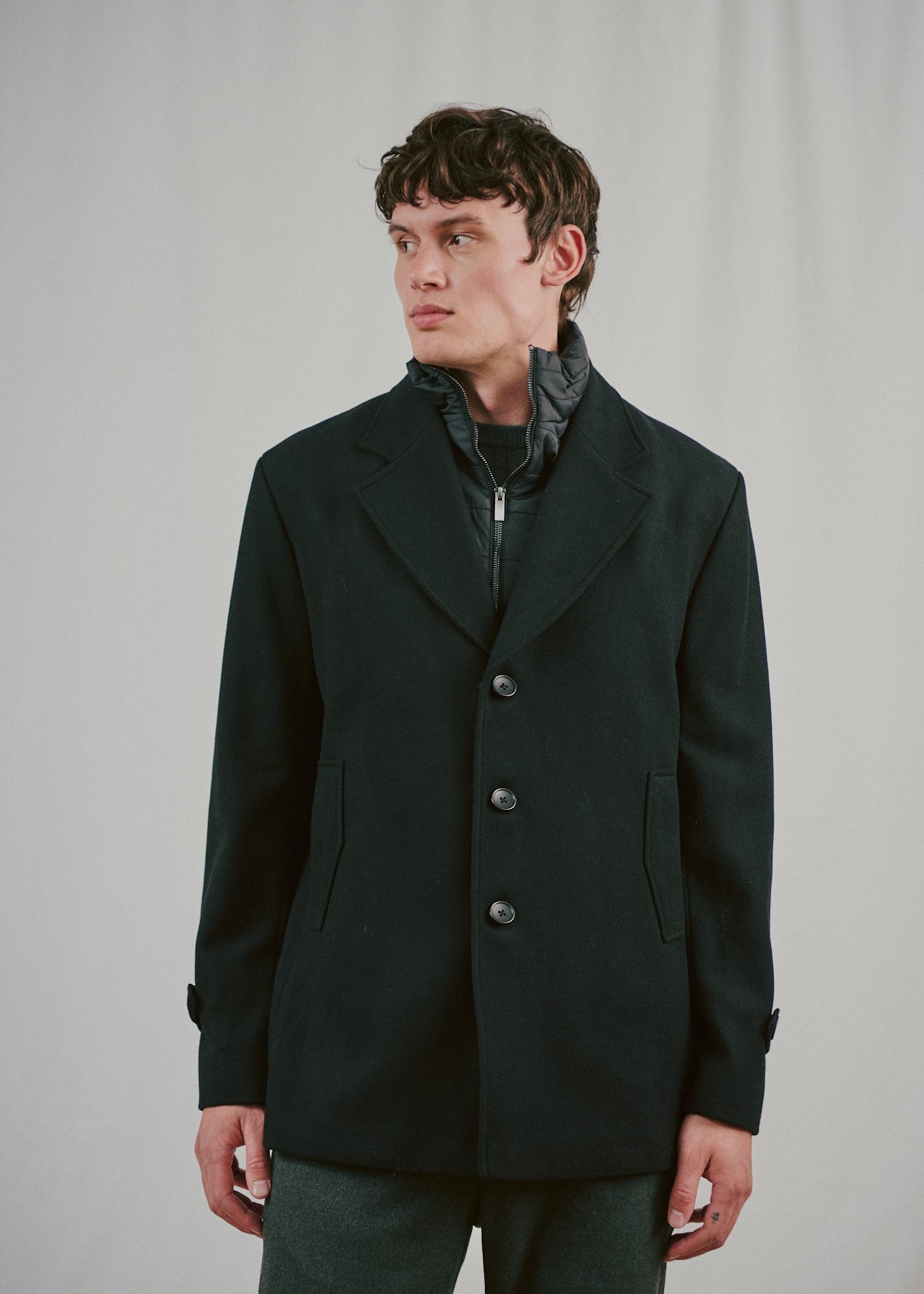 BS Northland Regular Fit Frakke - Black
