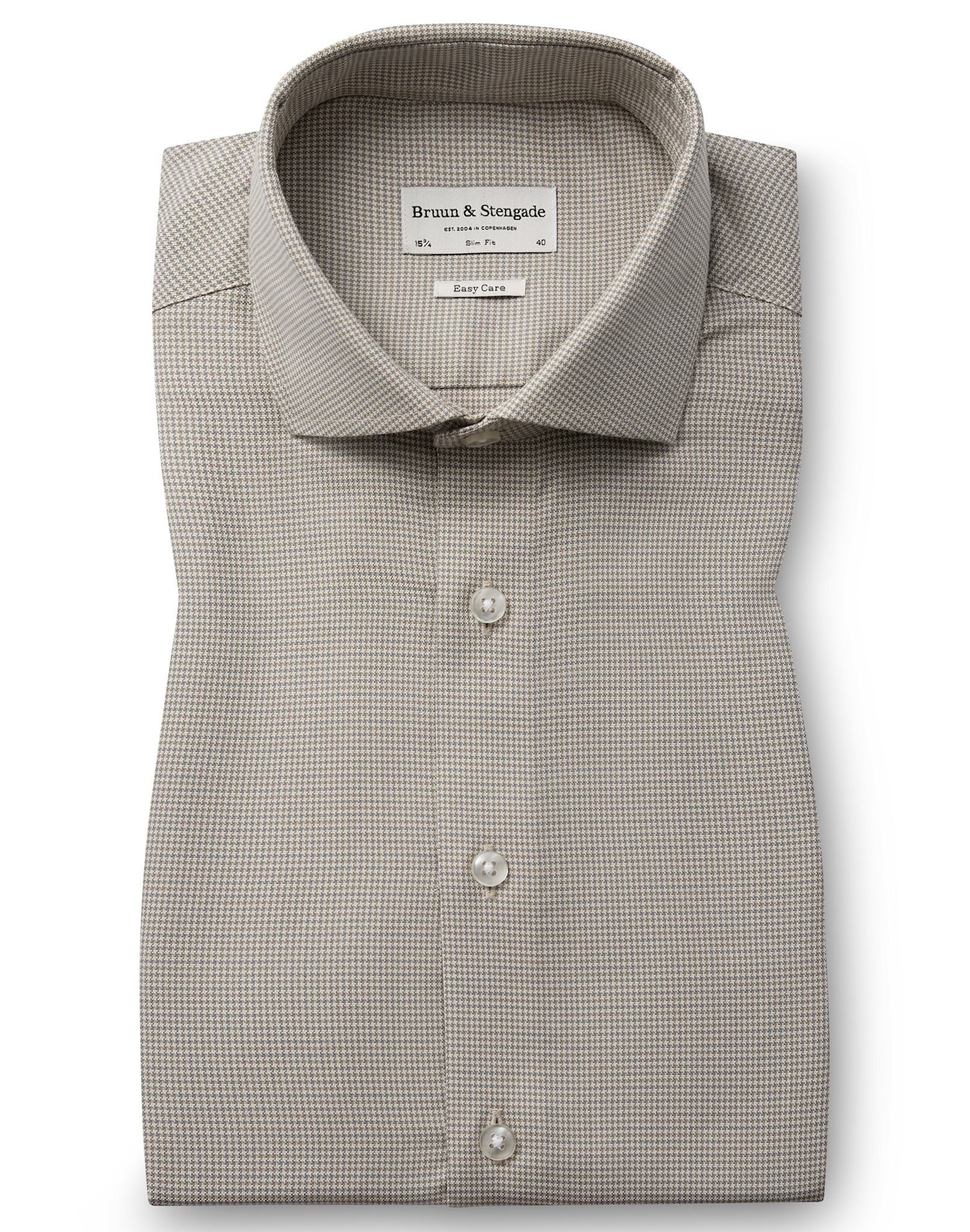 BS Seymour Slim Fit Skjorte - Grey