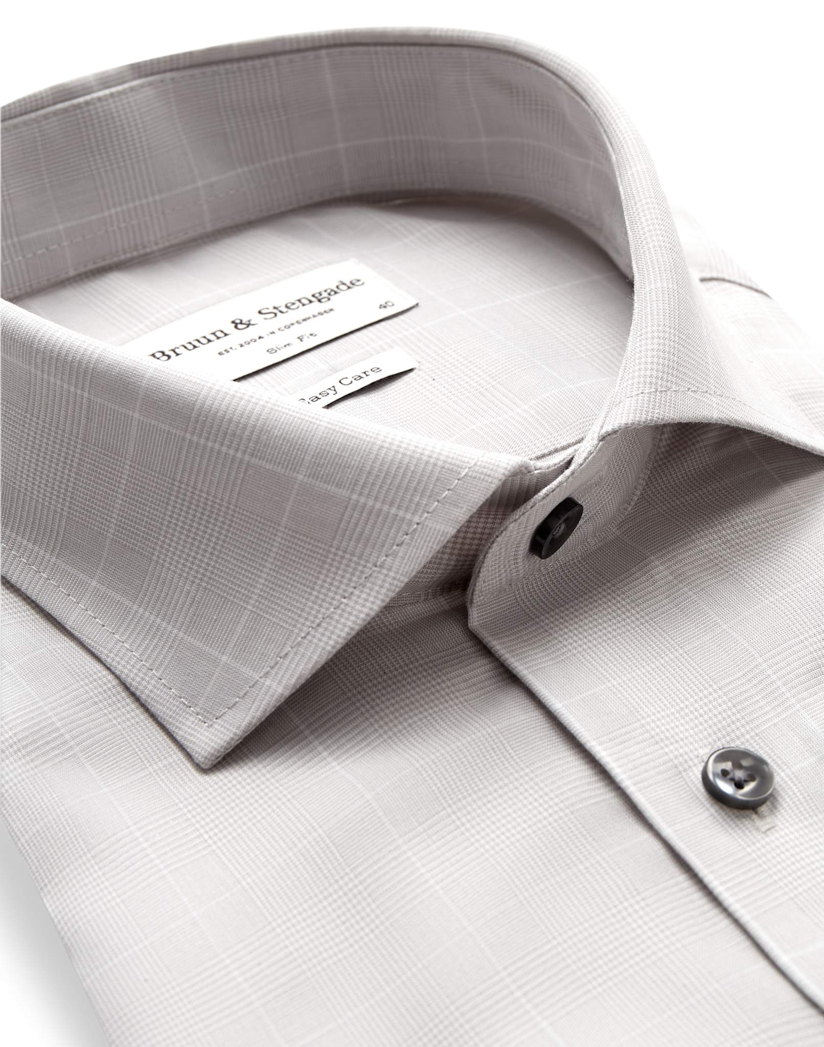 BS Krefeld Slim Fit Skjorte - Grey
