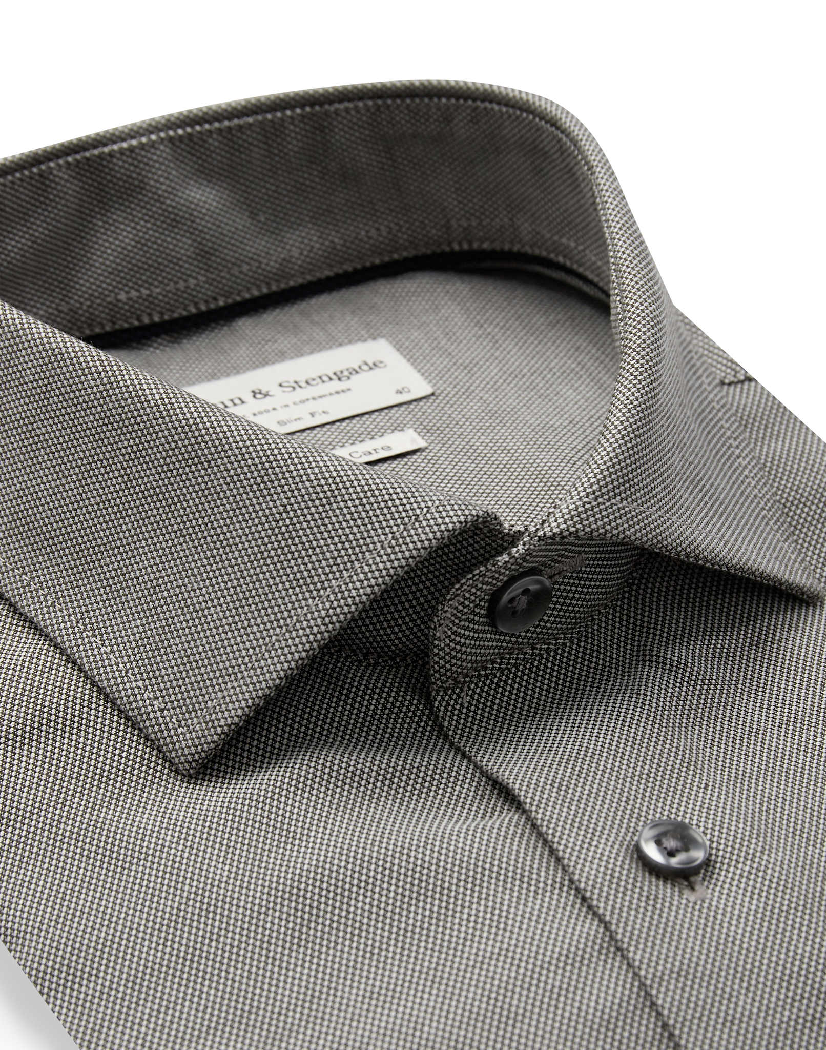 BS Tolle Slim Fit Skjorte - Grey