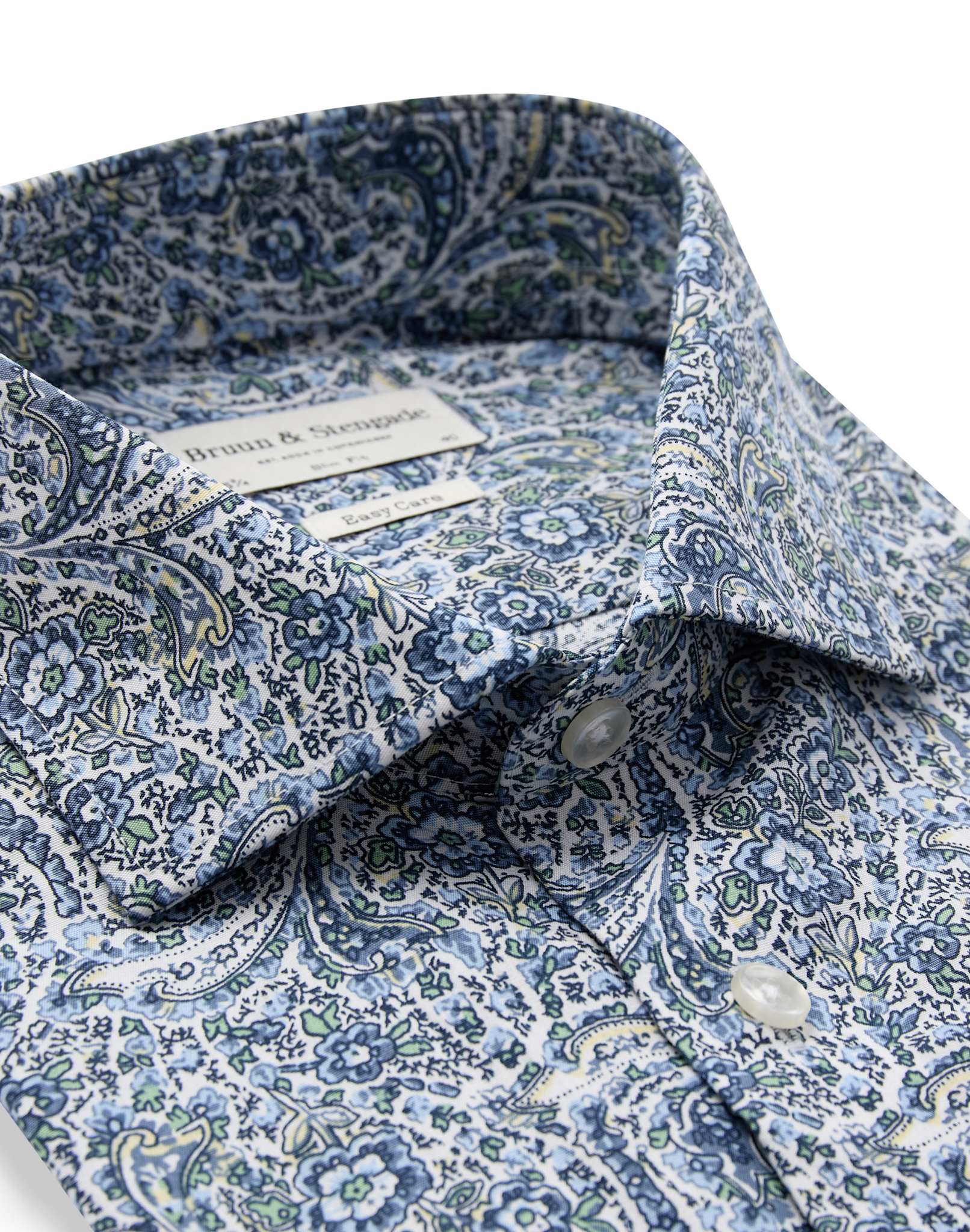 BS Uthaug Slim Fit Skjorte - Navy