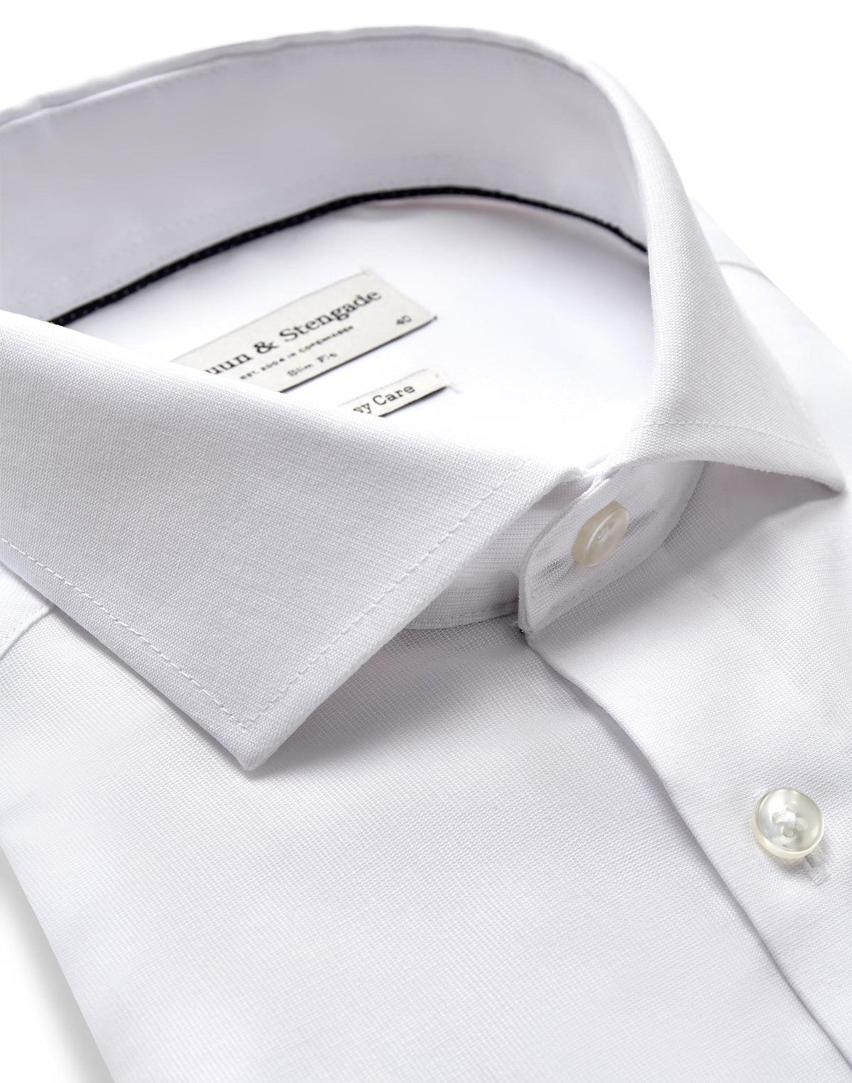 BS Wohleben Slim Fit Skjorte - White