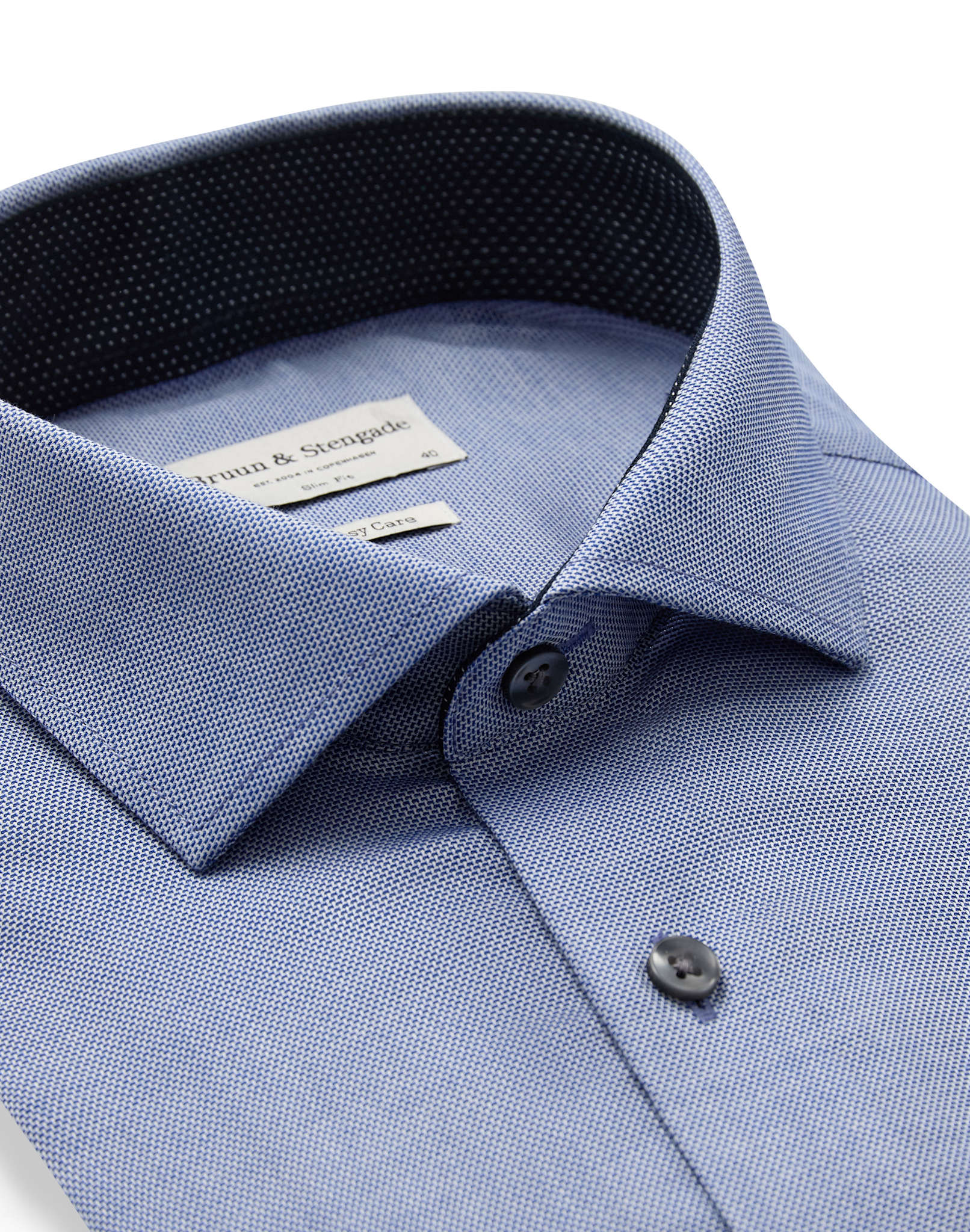 BS Ottolenghi Slim Fit Skjorte - Blue