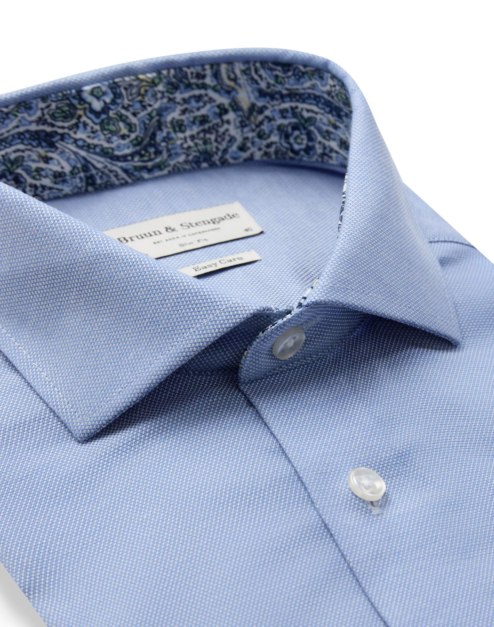 BS Brunstrom Slim Fit Skjorte - Light Blue