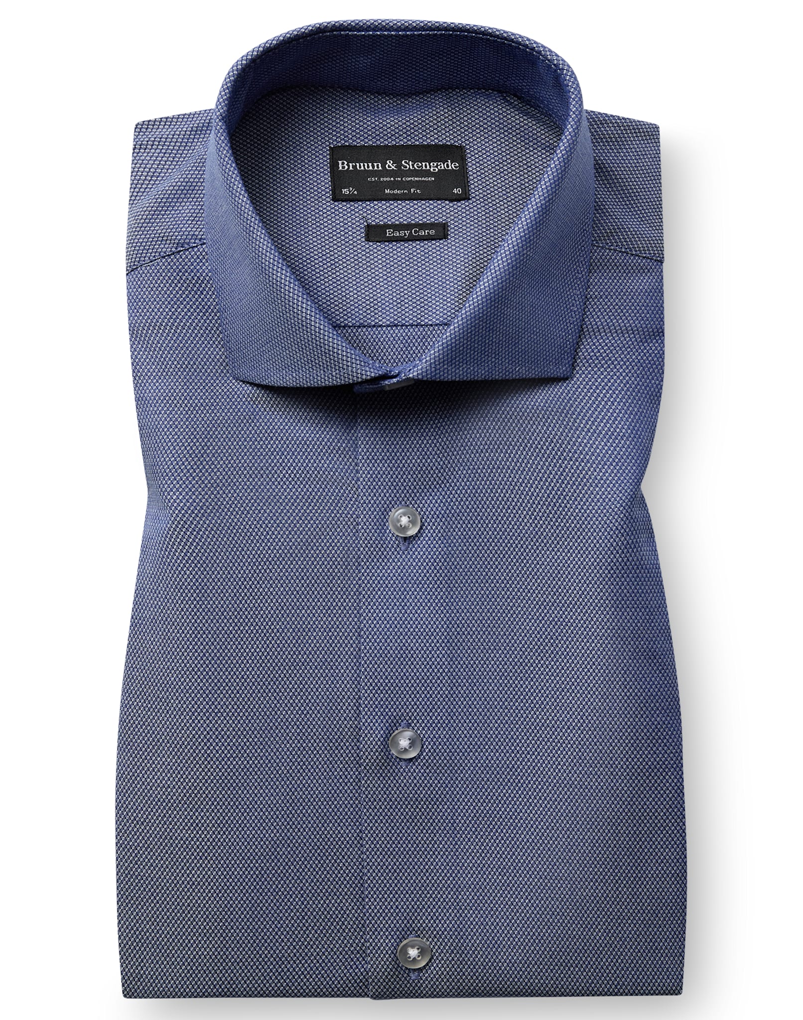 BS Akutami Modern Fit Skjorte - Navy