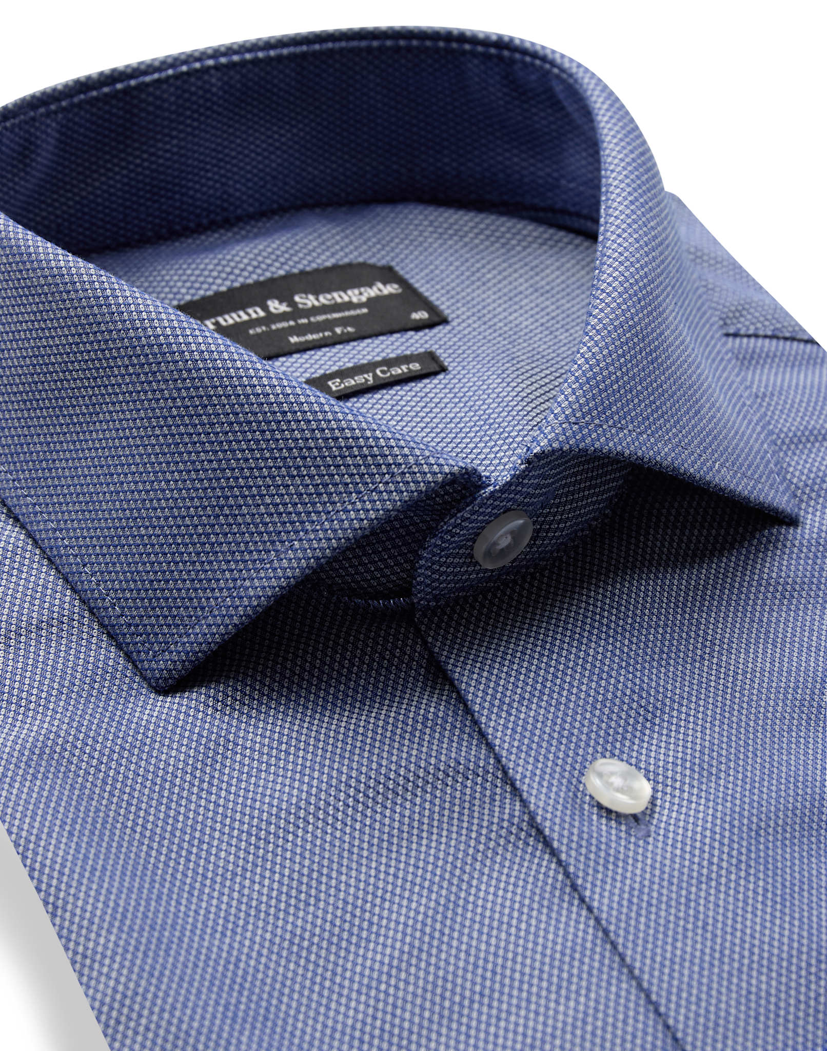 BS Akutami Modern Fit Skjorte - Navy