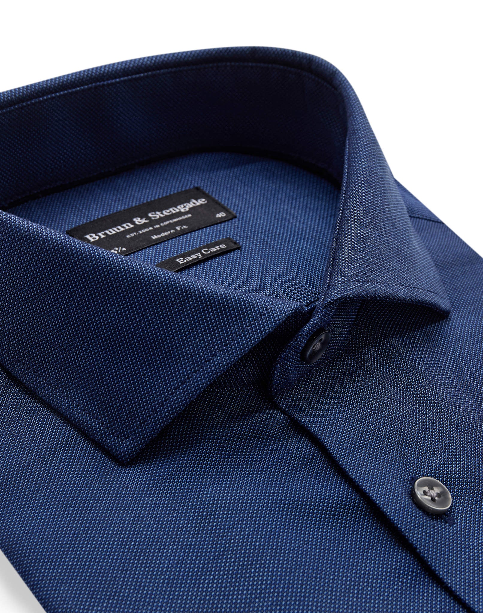 BS Haumann Modern Fit Skjorte - Navy