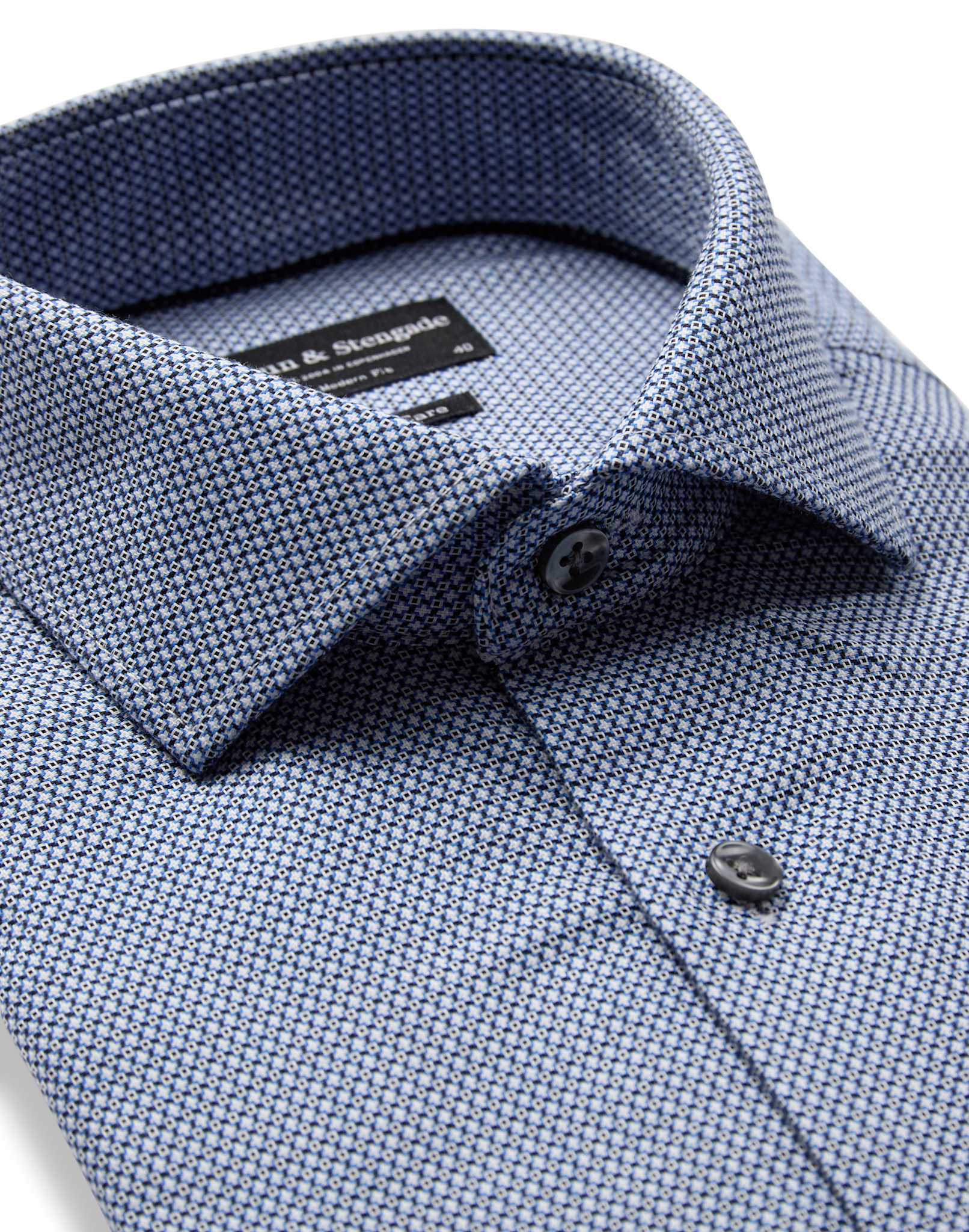 BS Egner Modern Fit Skjorte - Navy