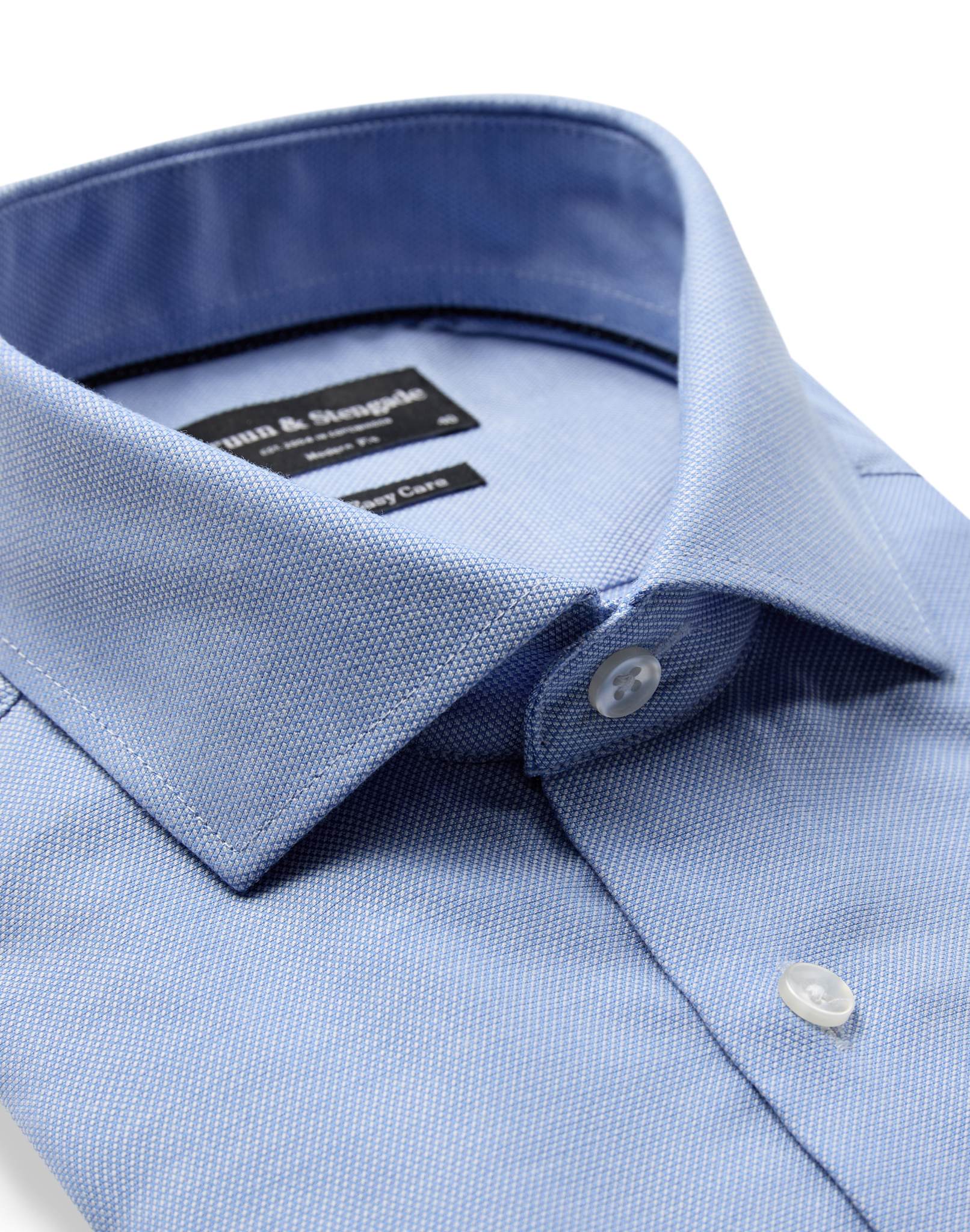BS Herge Modern Fit Skjorte - Light Blue