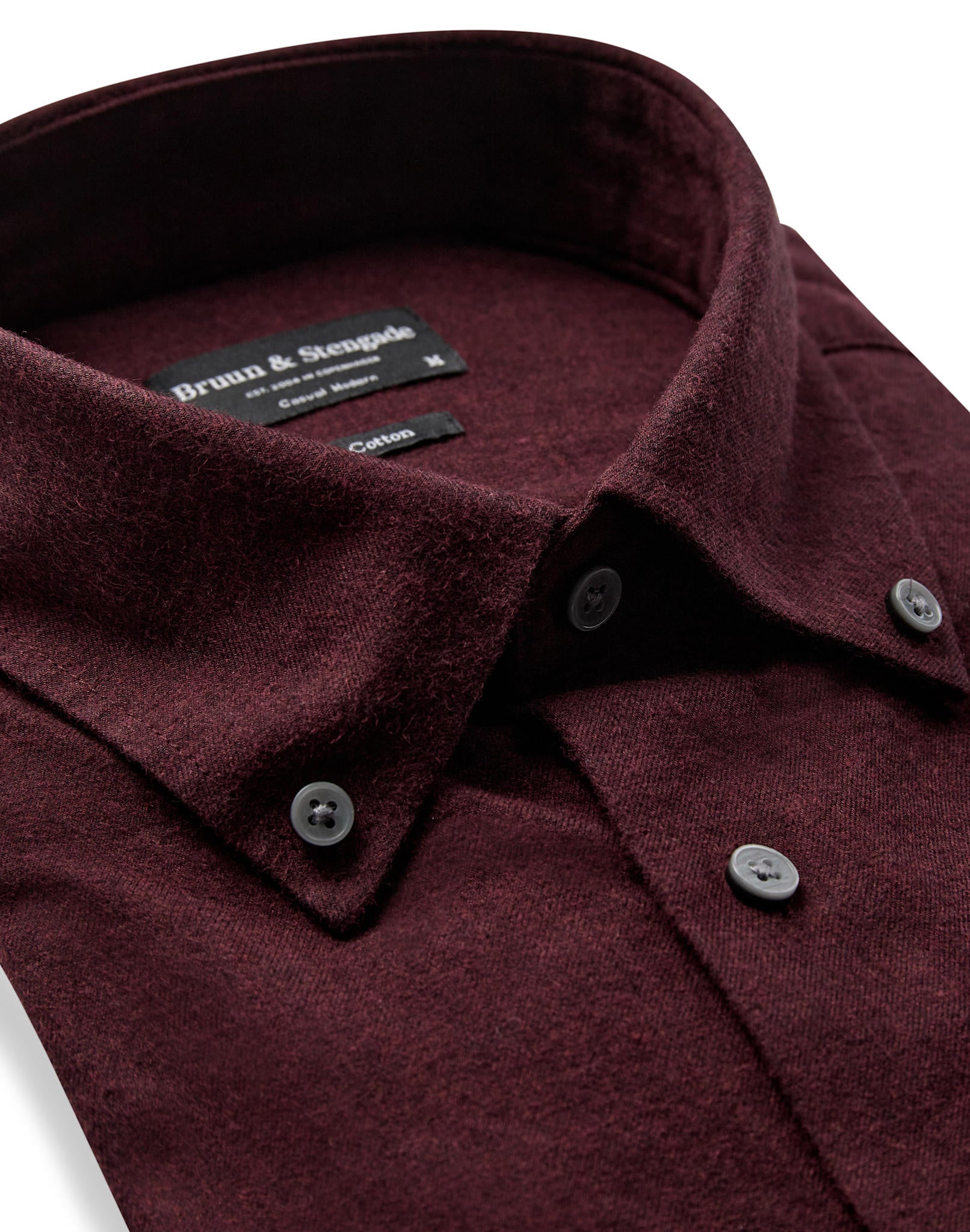 BS Akihito Casual Modern Fit Skjorte - Bordeaux