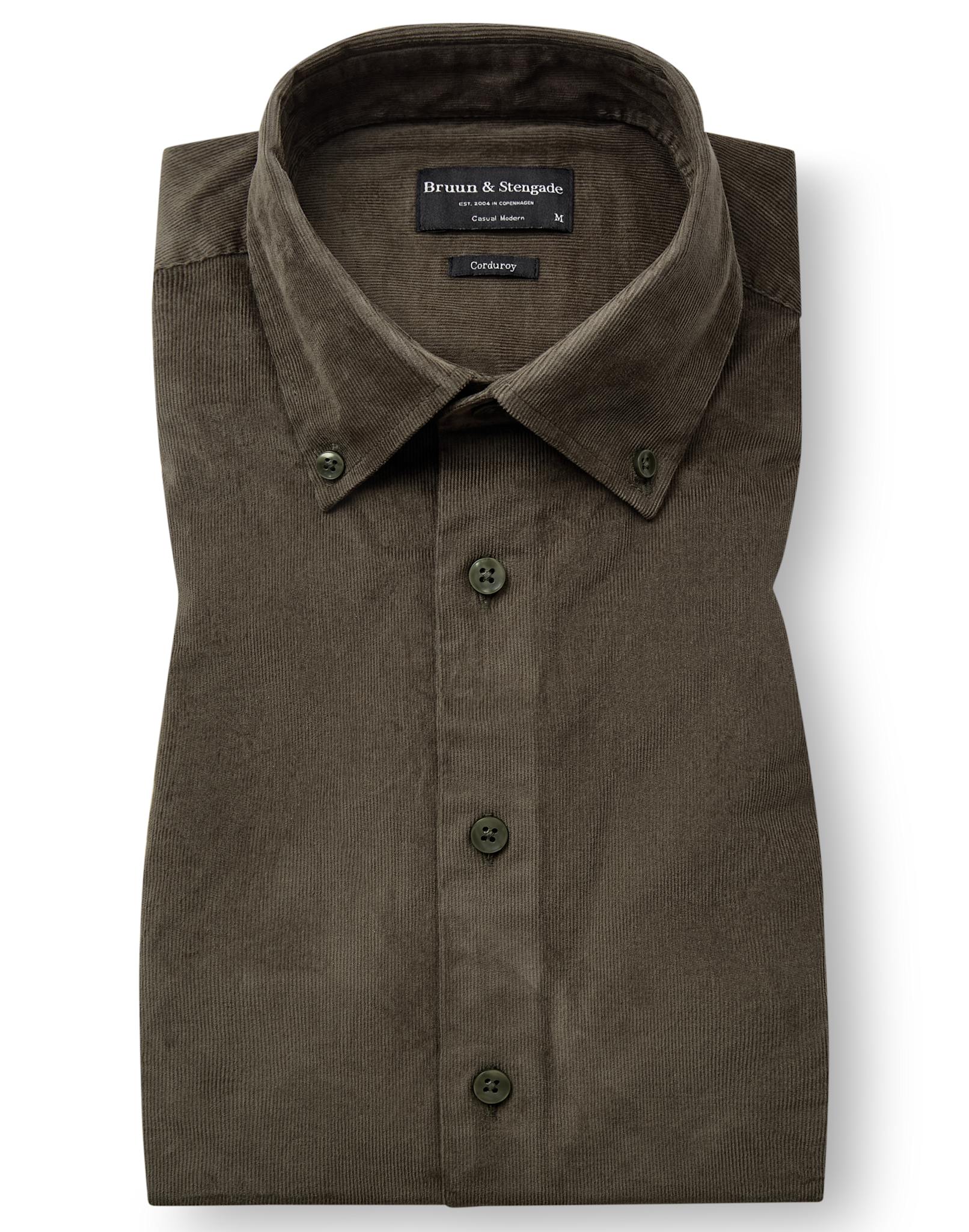 BS Osei Casual Modern Fit Skjorte - Green