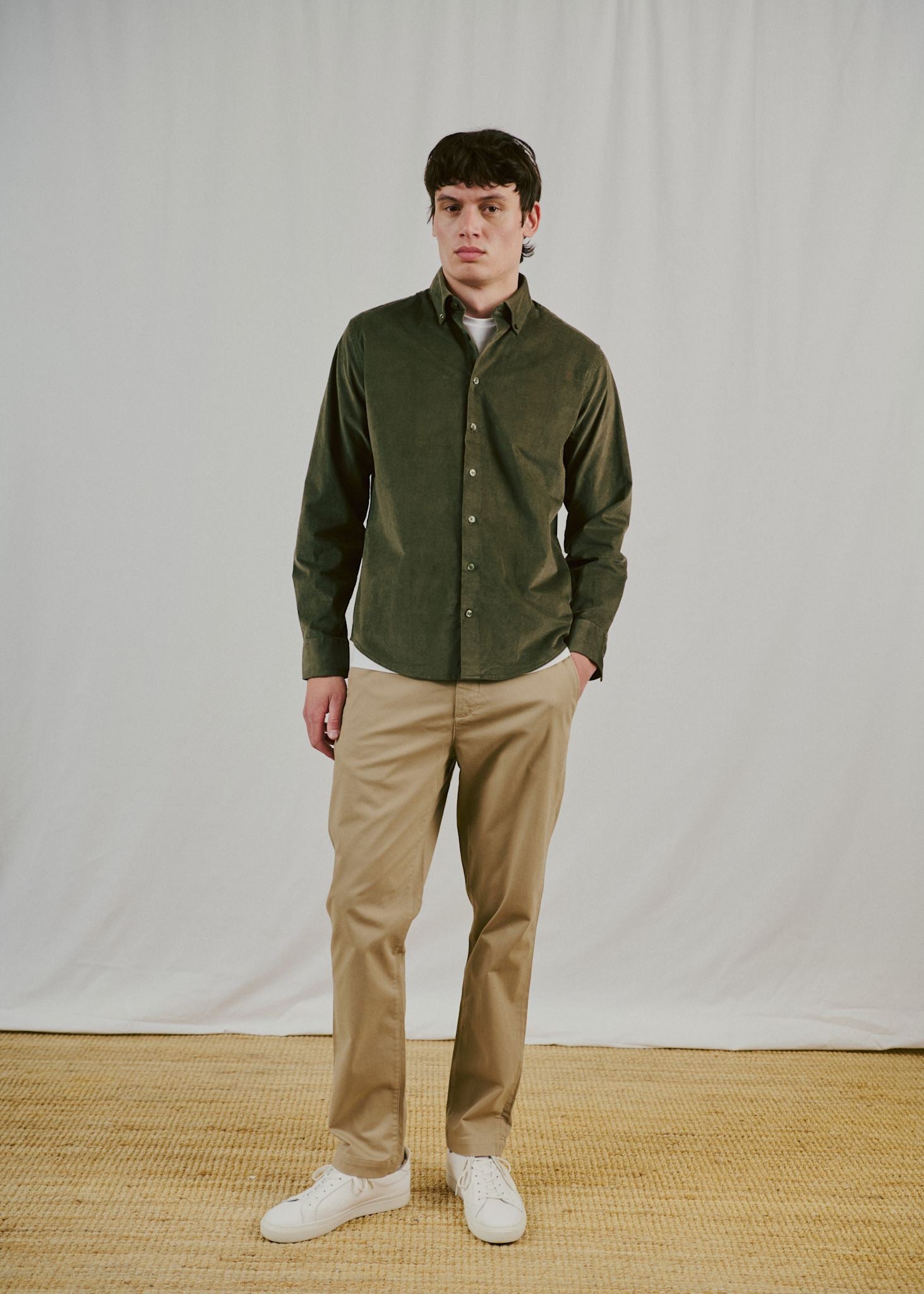 BS Osei Casual Modern Fit Skjorte - Green
