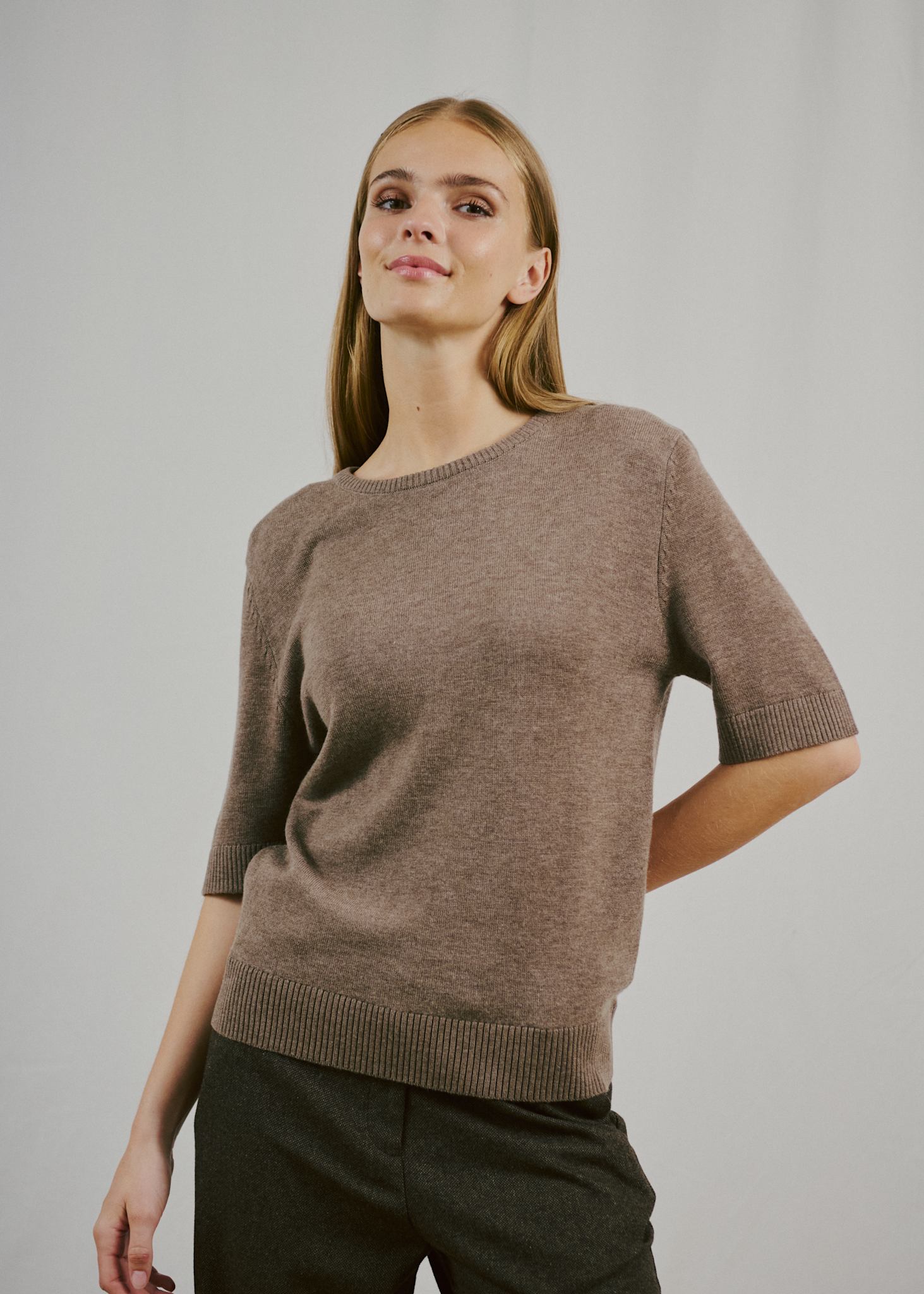 BS Annelie Regular Fit T-Shirt - Mole