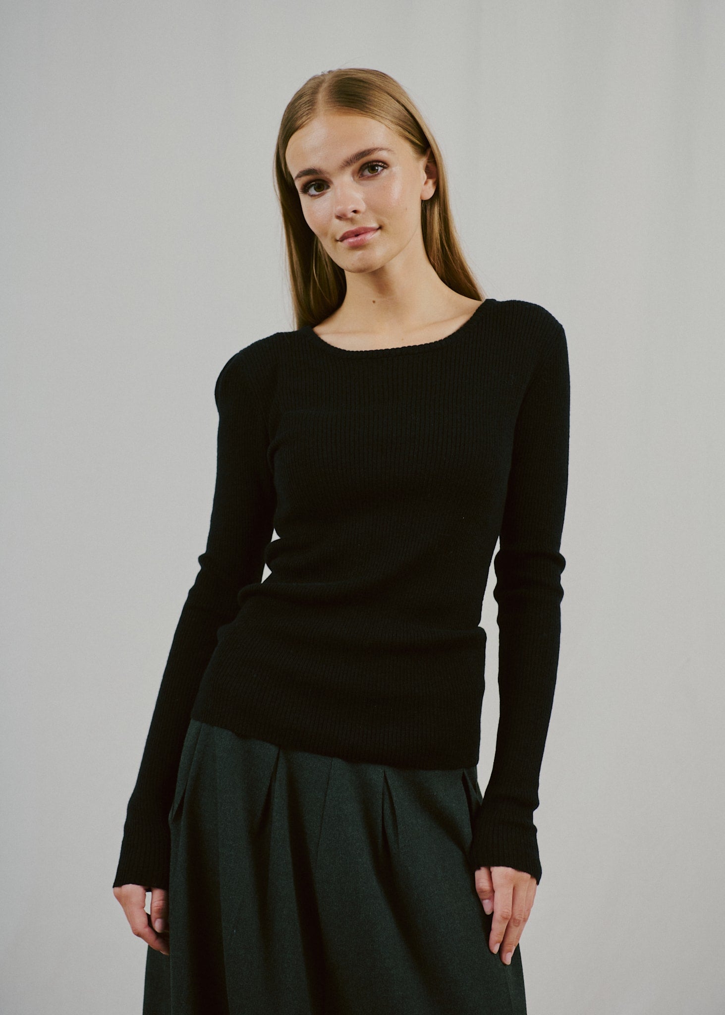 BS Asdis Regular Fit Strik - Black