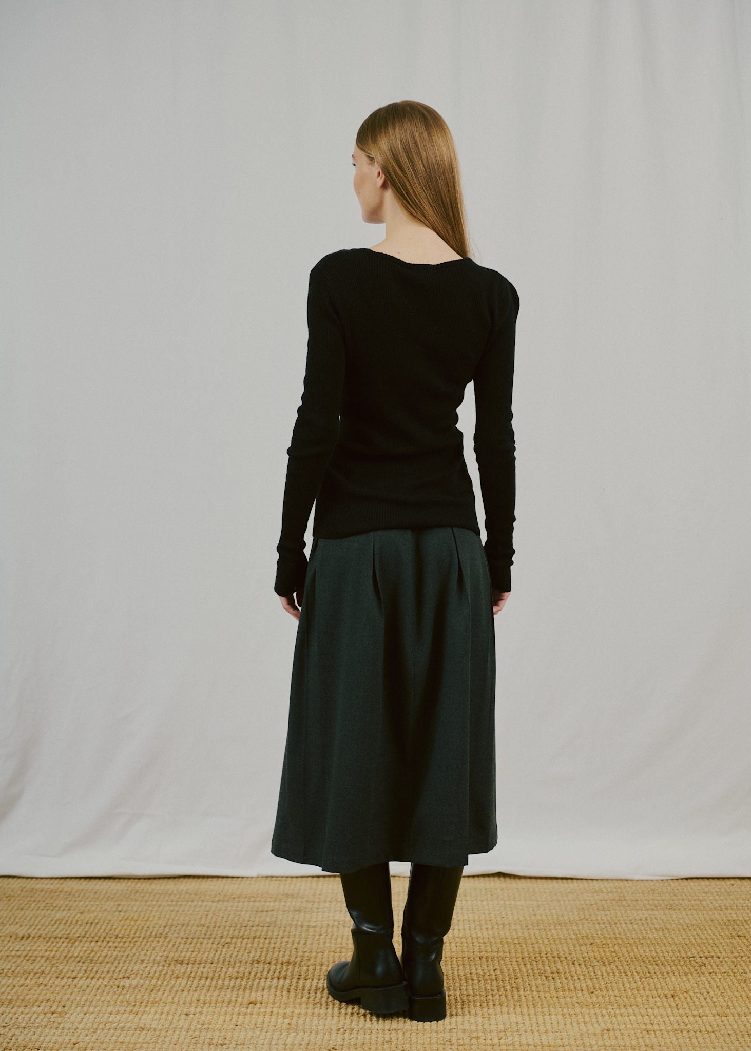 BS Asdis Regular Fit Strik - Black