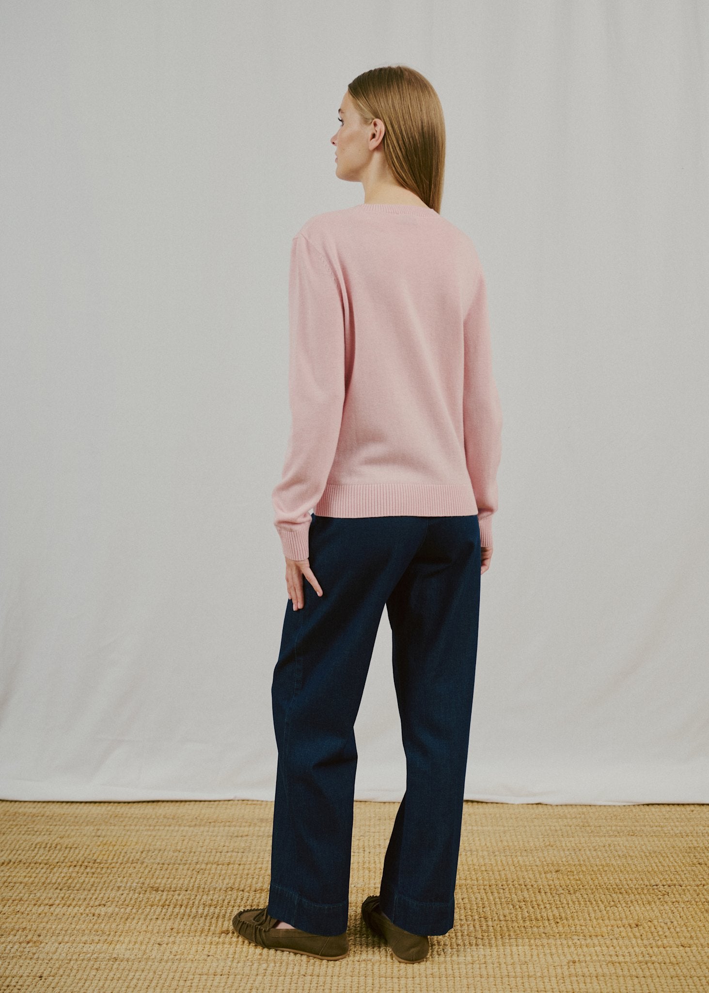 BS Brunhild Regular Fit Strik - Chalk Pink