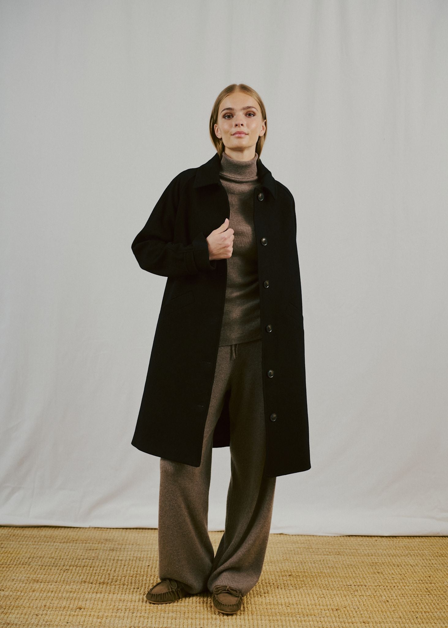 BS Ylva Regular Fit Frakke - Black