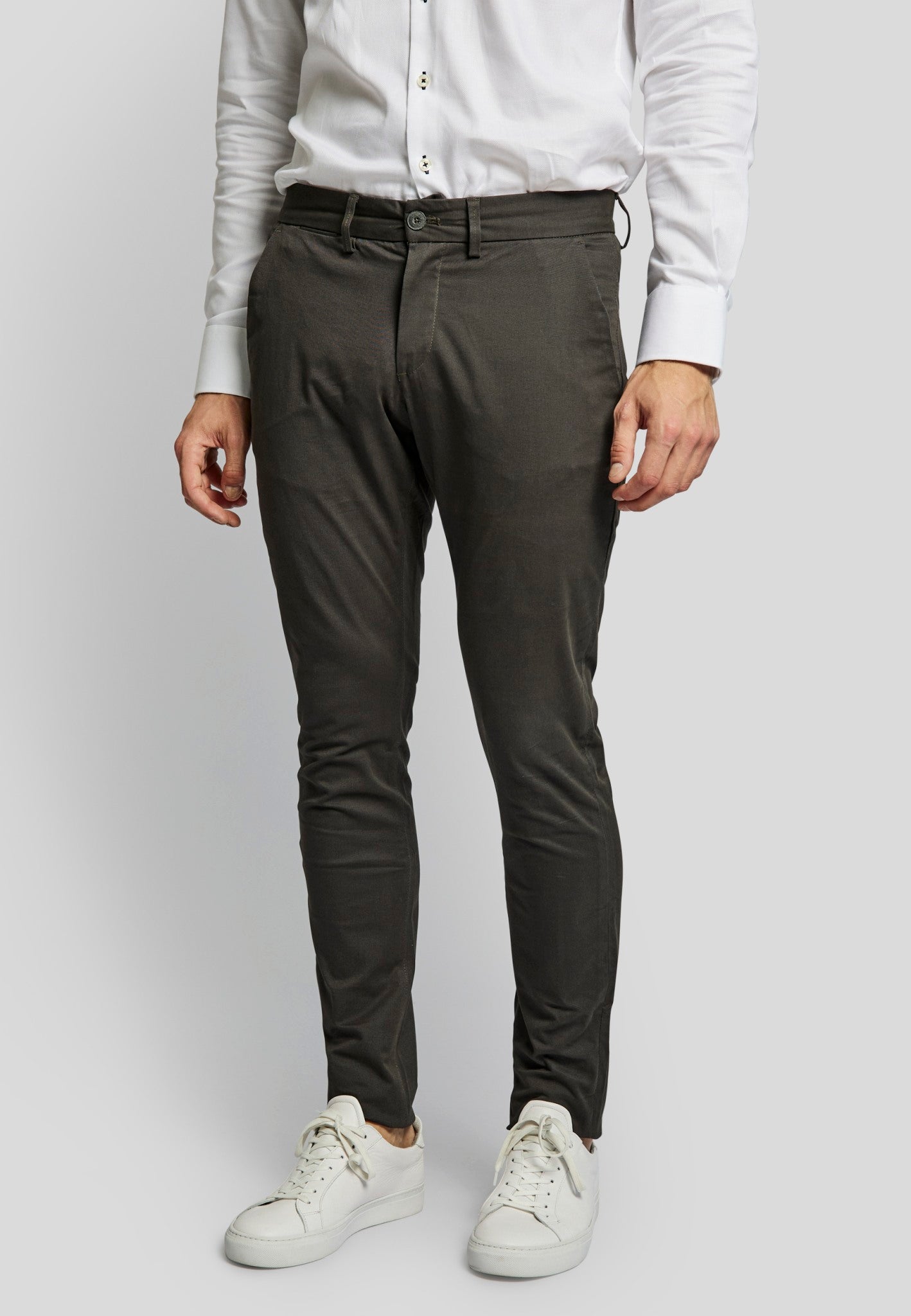 BS Anton slim fit chinos - Dark Grey