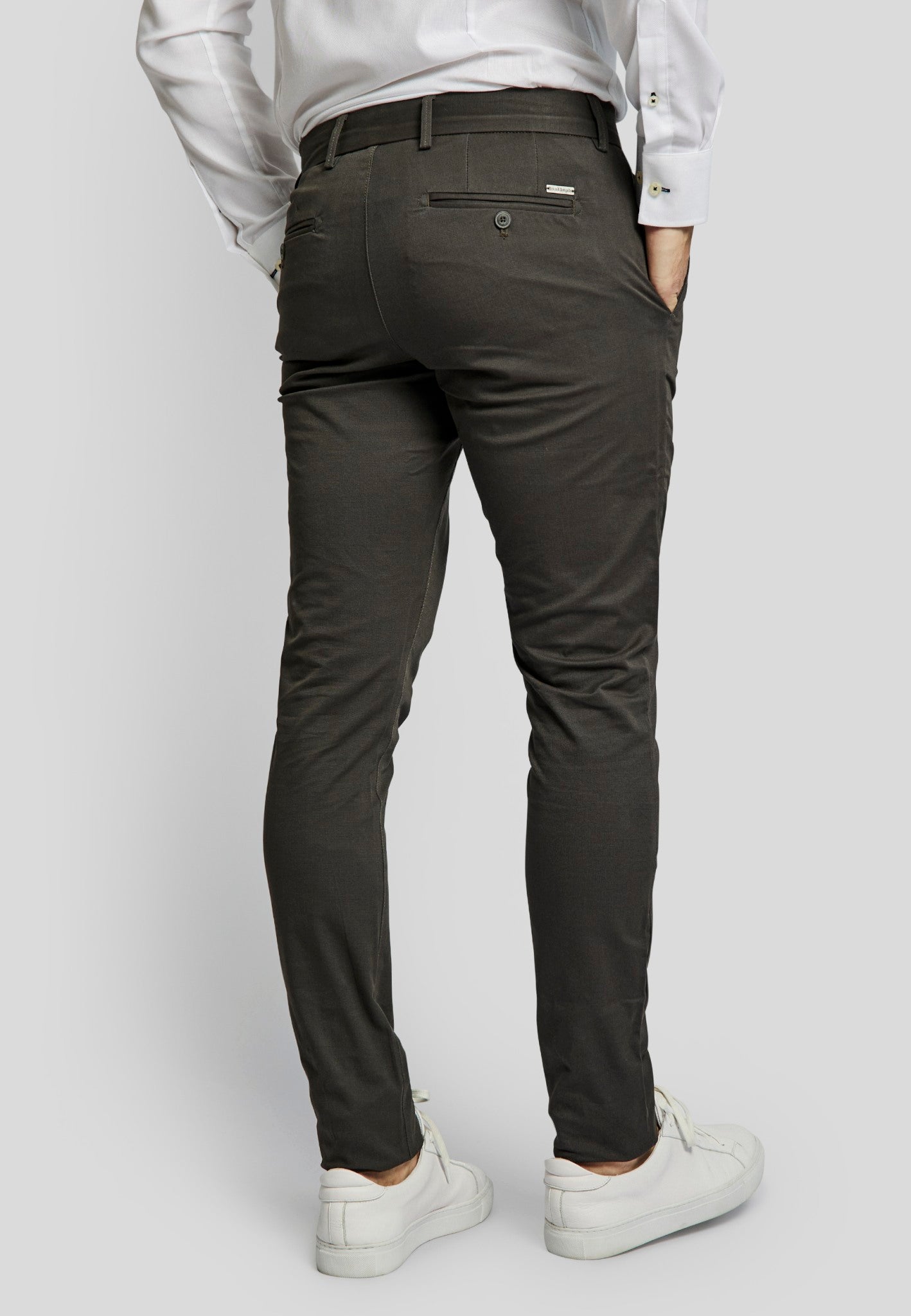 BS Anton slim fit chinos - Dark Grey