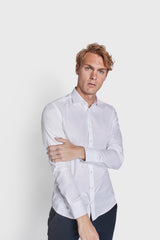 BS Donatello Super Slim Fit Skjorte - White